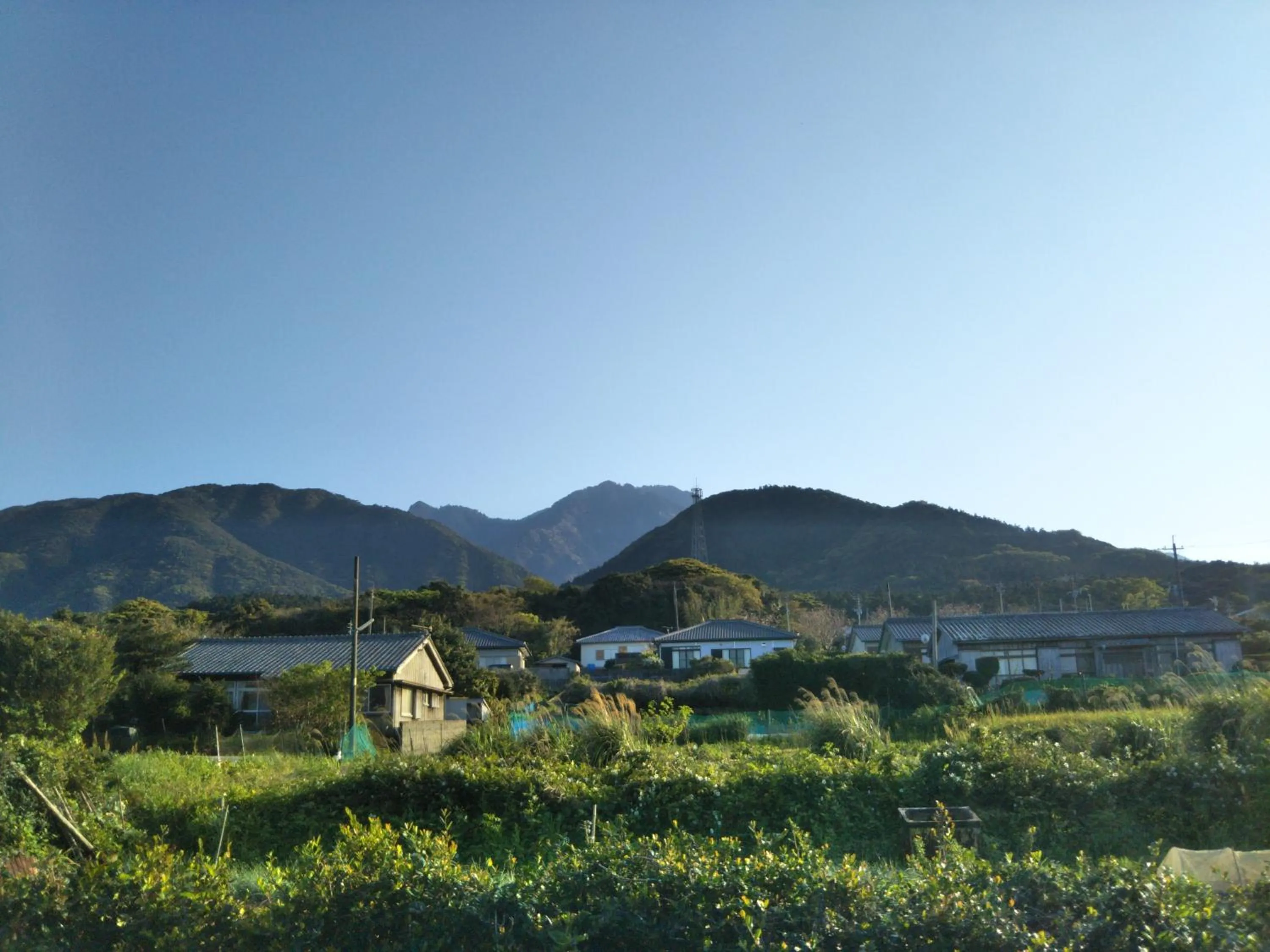 Mountain view in Cottage Yakusugi House