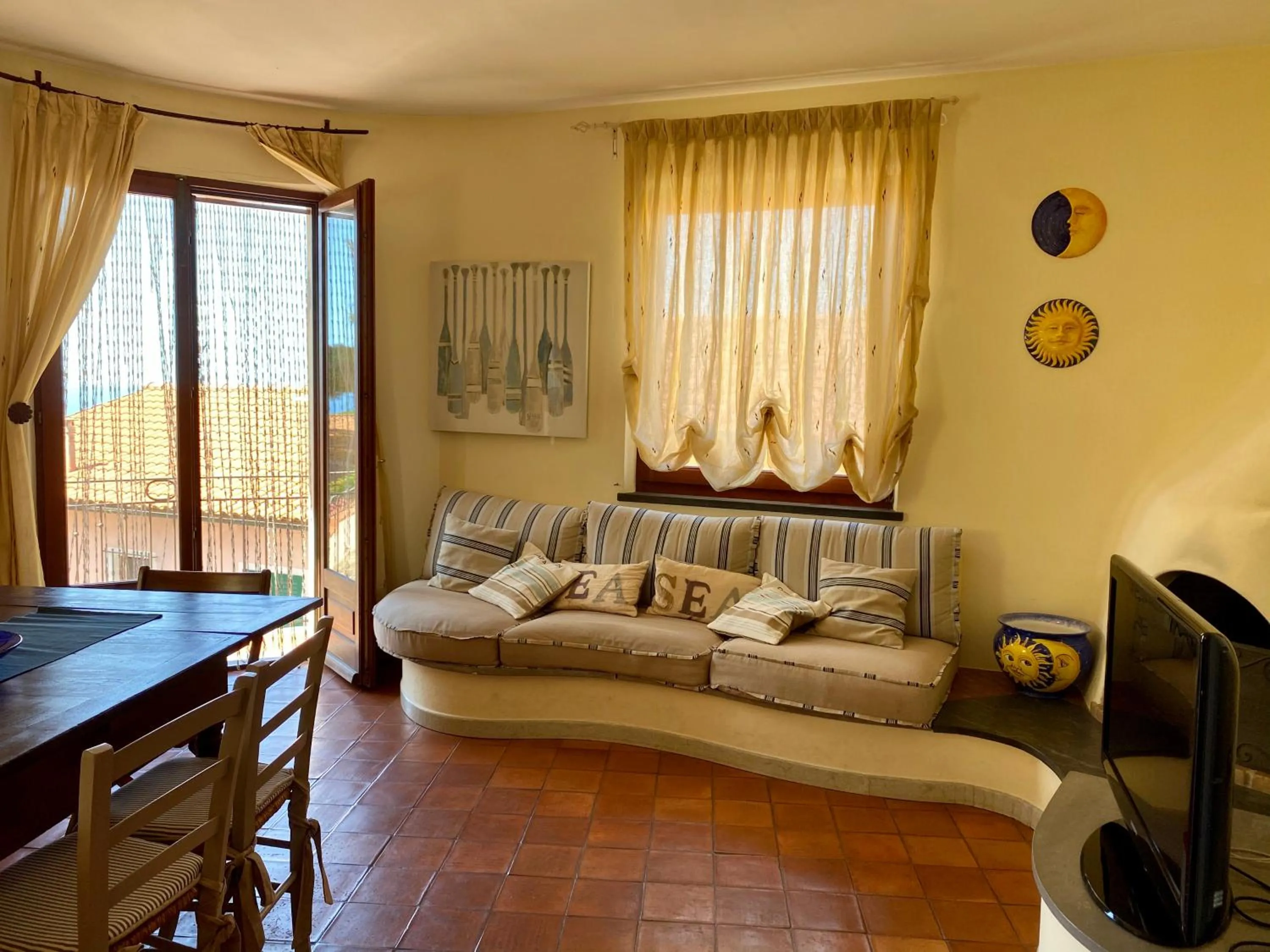 Communal lounge/ TV room in Villa Soprana by Agenzia SolturElba