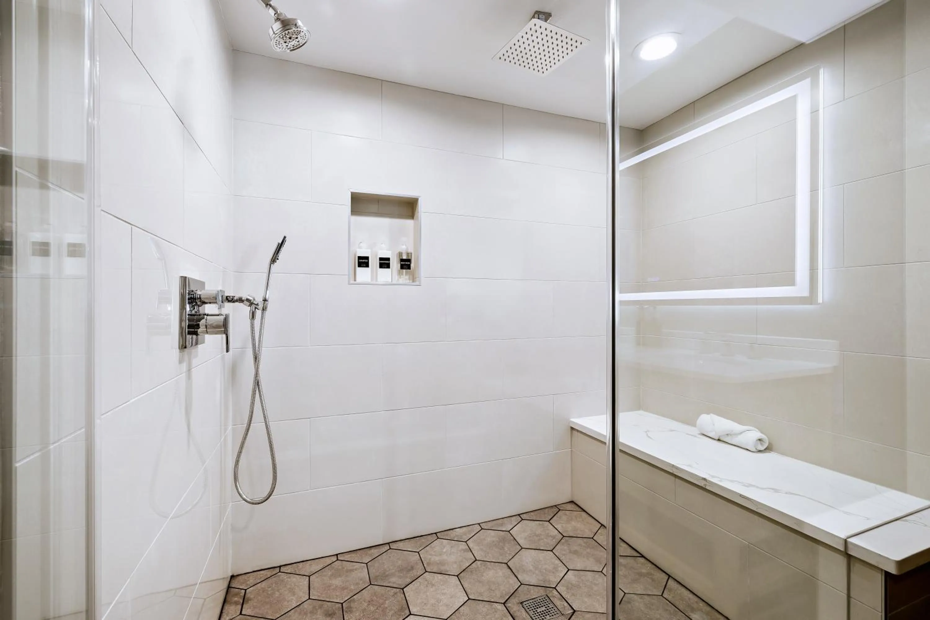 Shower in Staybridge Suites Oxnard - River Ridge by IHG