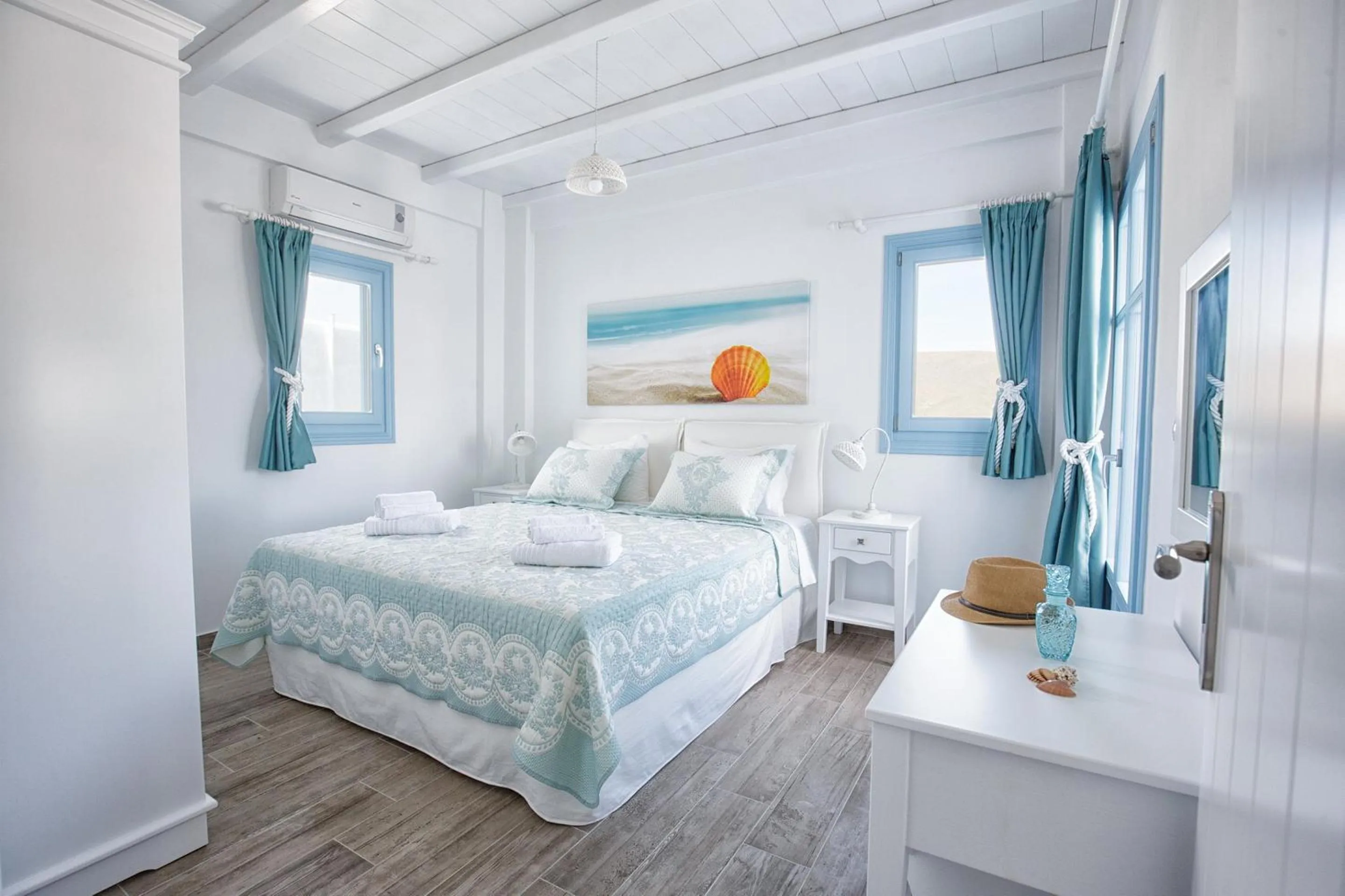 Bedroom, Bed in Aegean Sea Villas