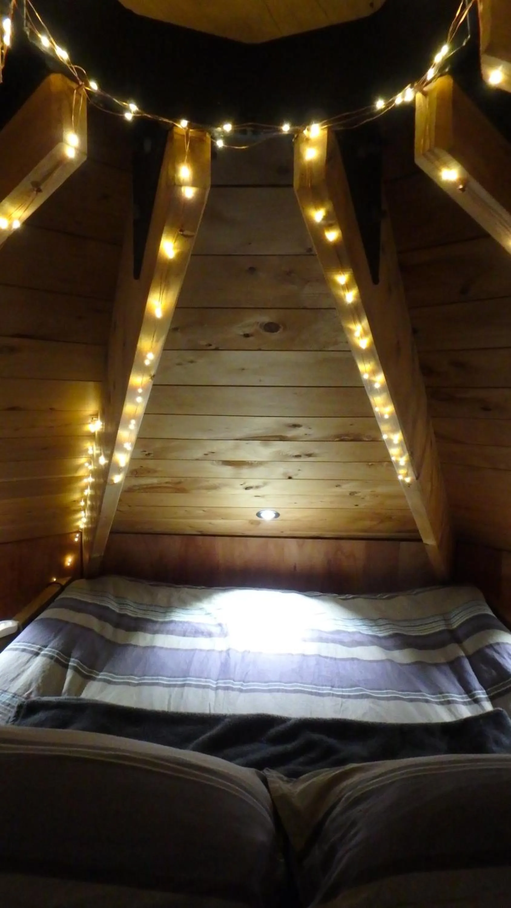 Bedroom, Bed in Tree House Lodge Bed & Breakfast