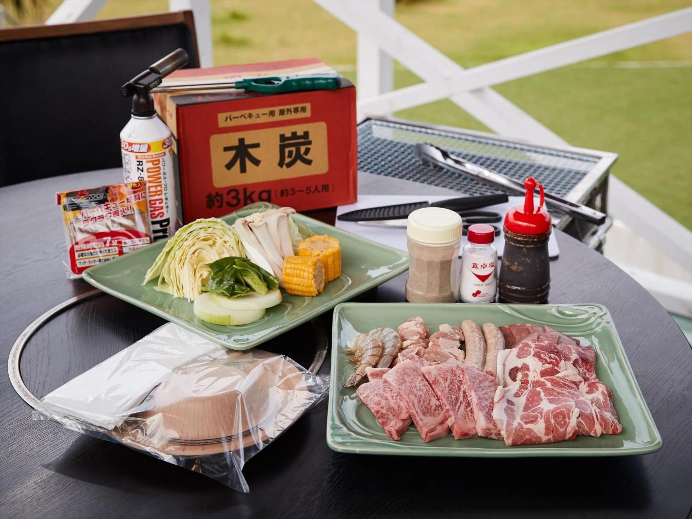 BBQ facilities in Nagahama Beach Resort Kanon