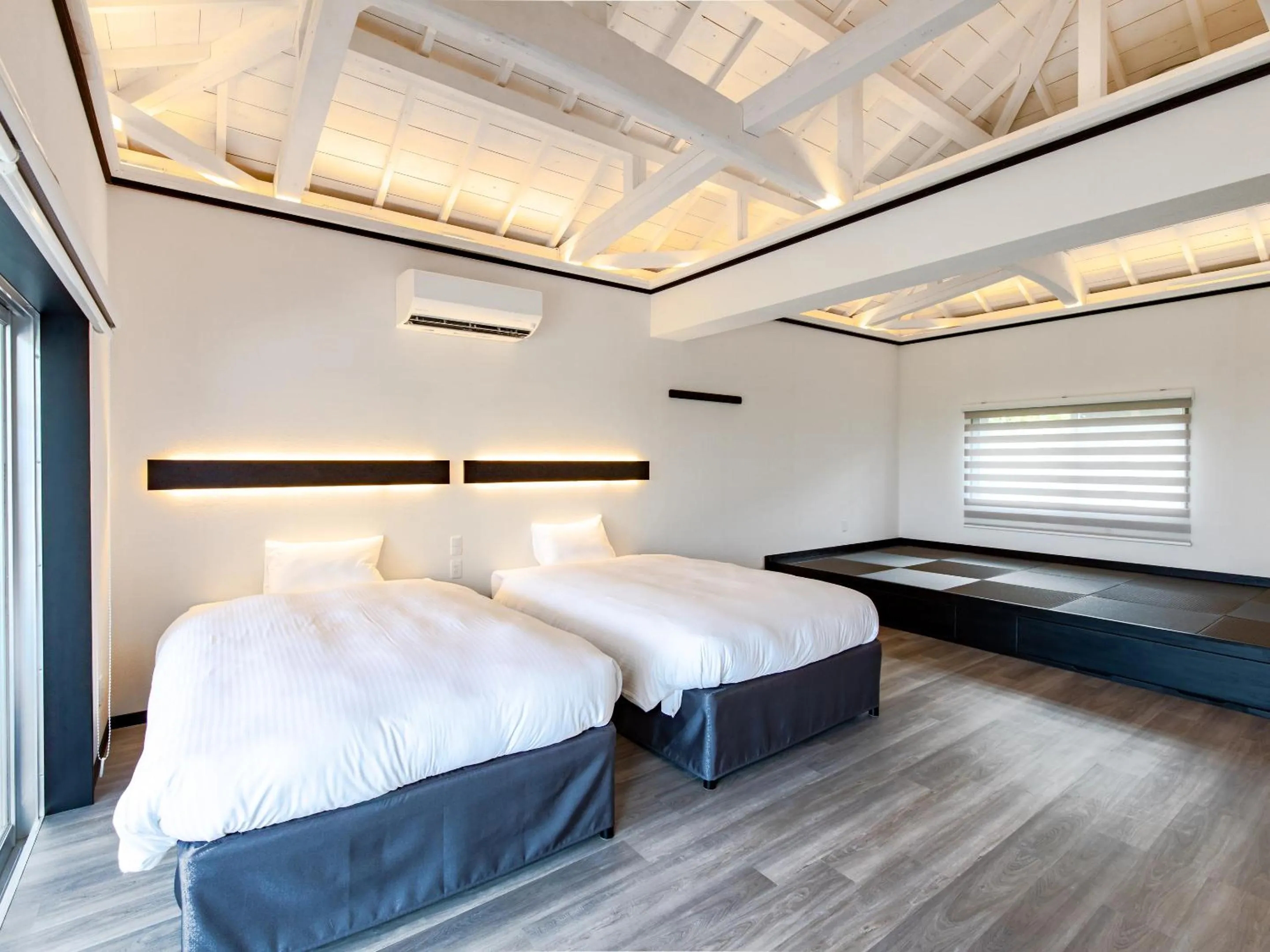 Bedroom, Bed in Nagahama Beach Resort Kanon