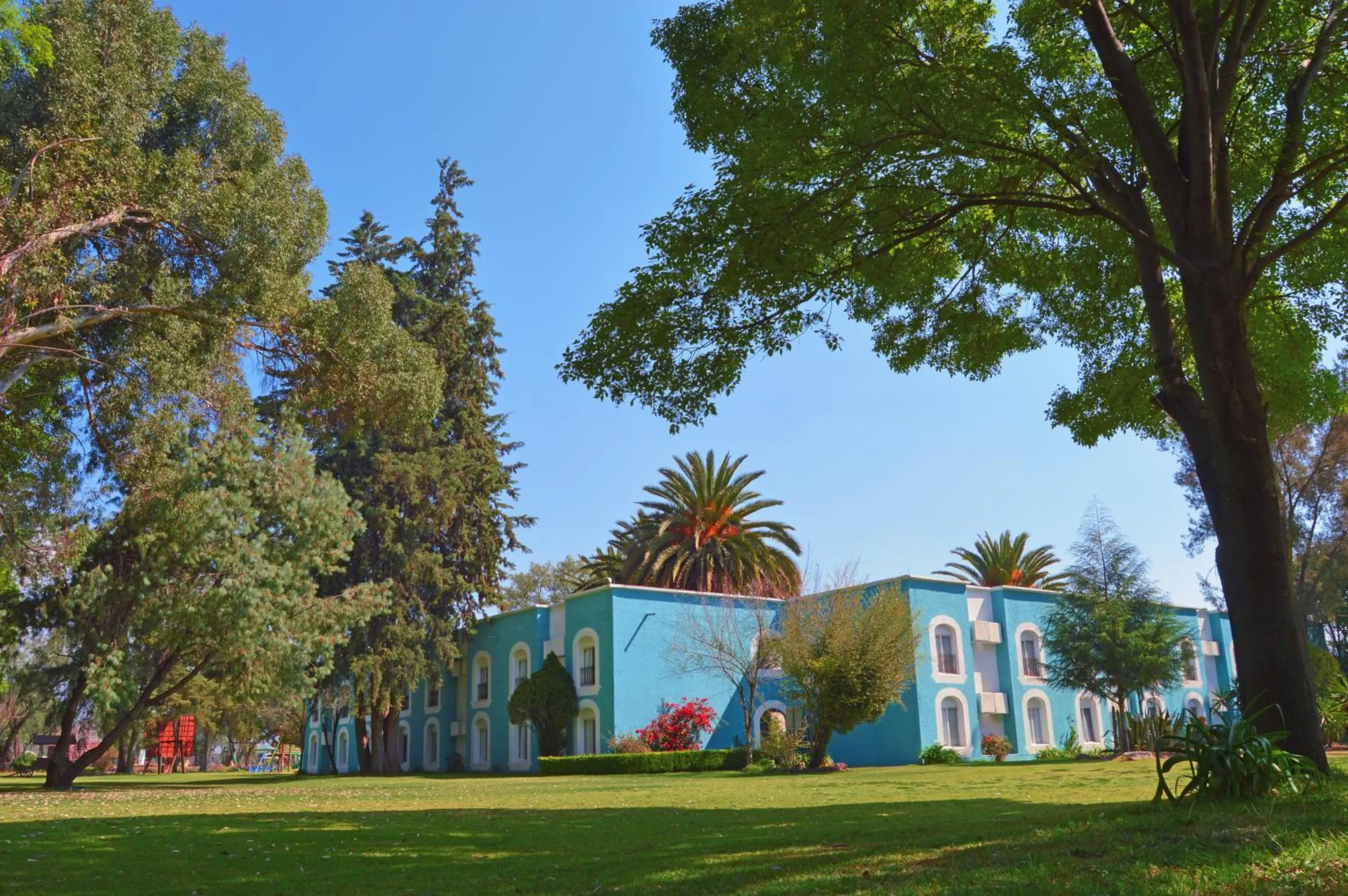 Garden in Villas Arqueologicas Teotihuacan