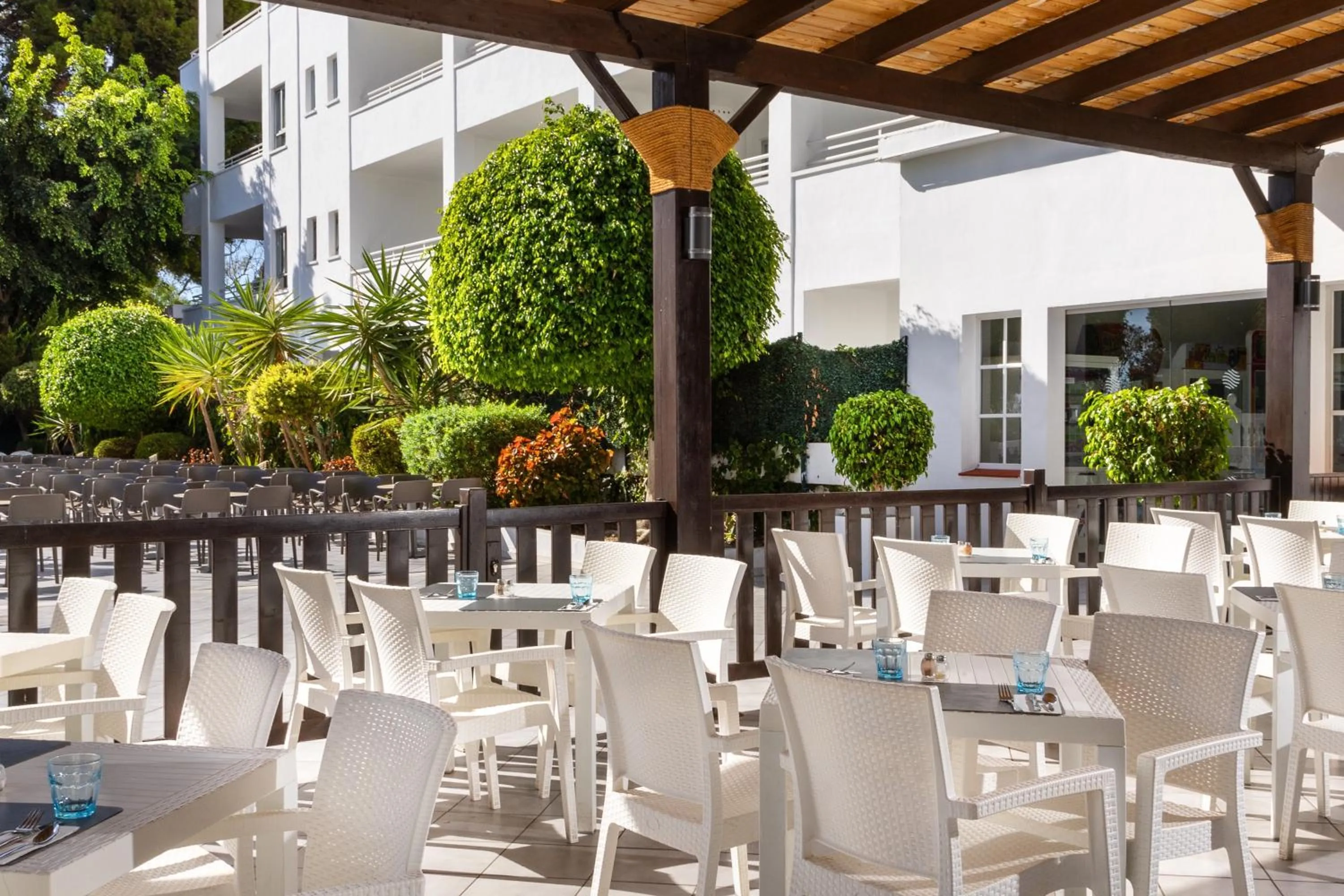 Patio in AluaSun Costa Park