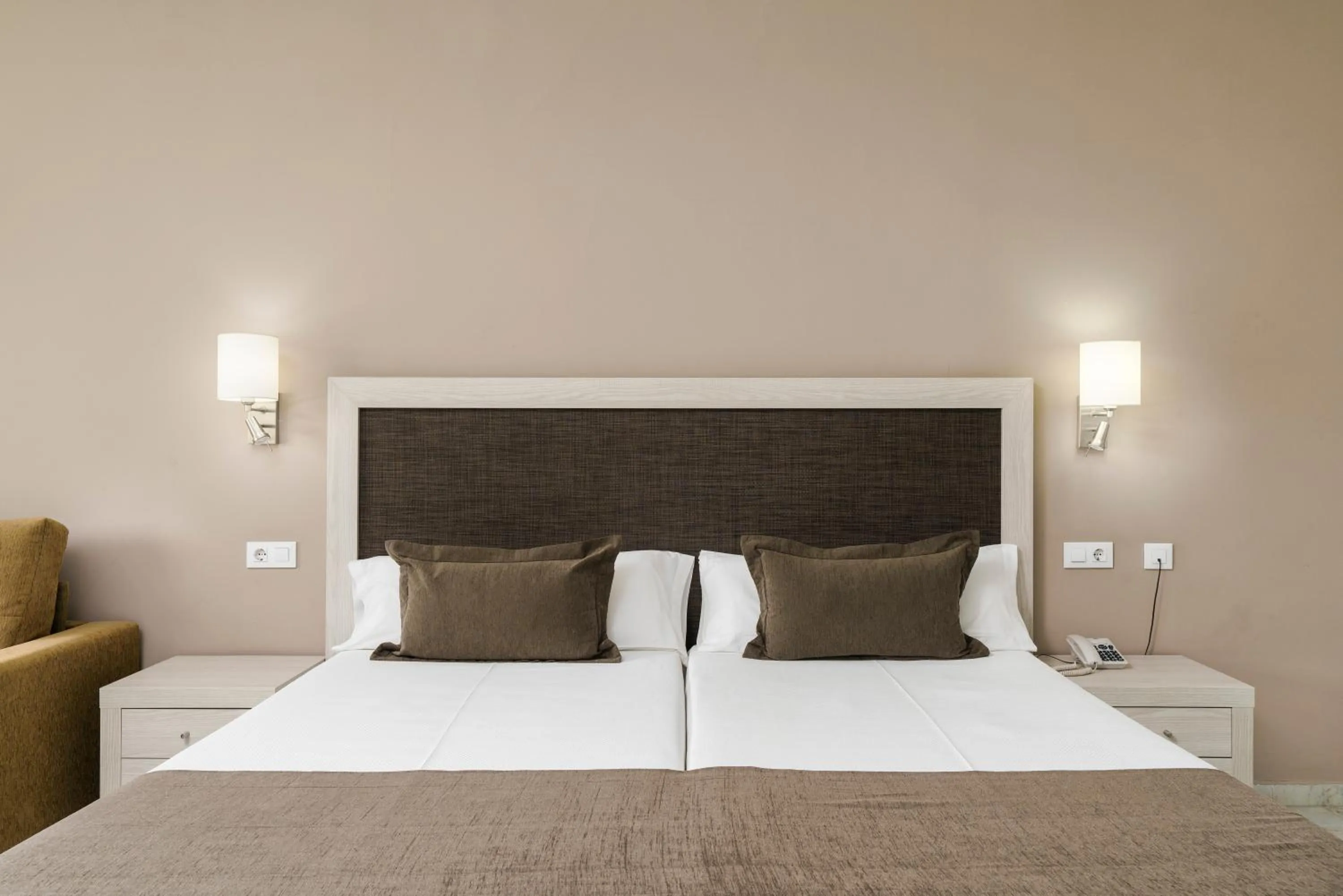 Bed in AluaSun Costa Park