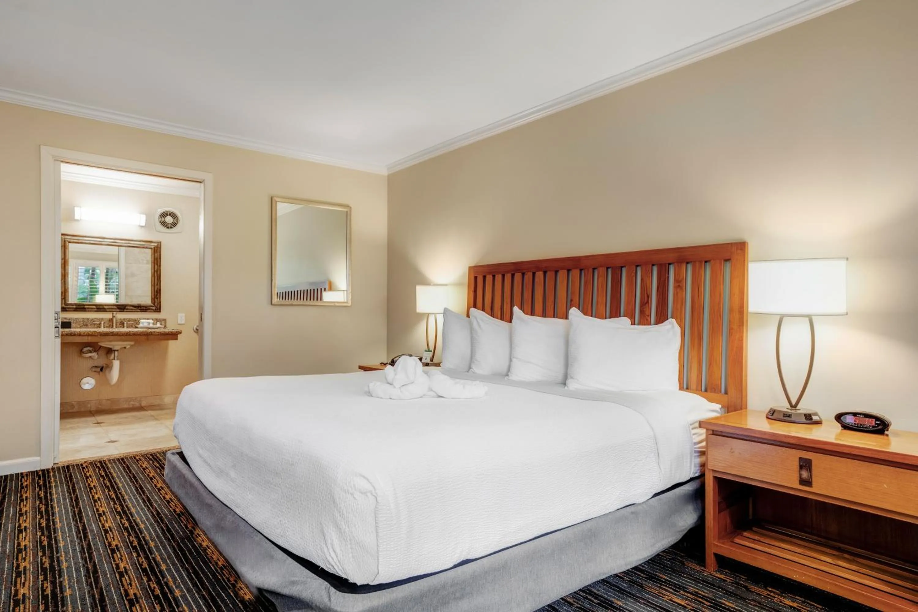 Bed in The Dana on Mission Bay