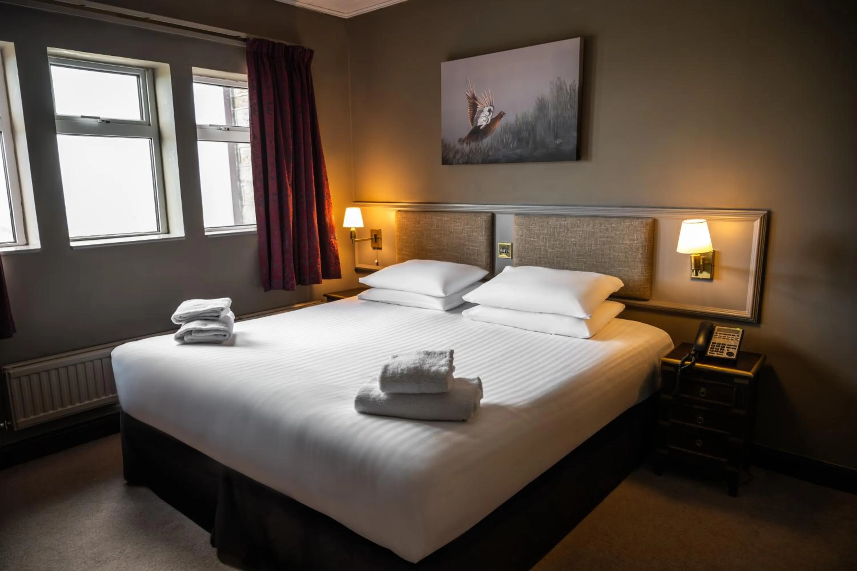 Bed in Pennine Manor Hotel