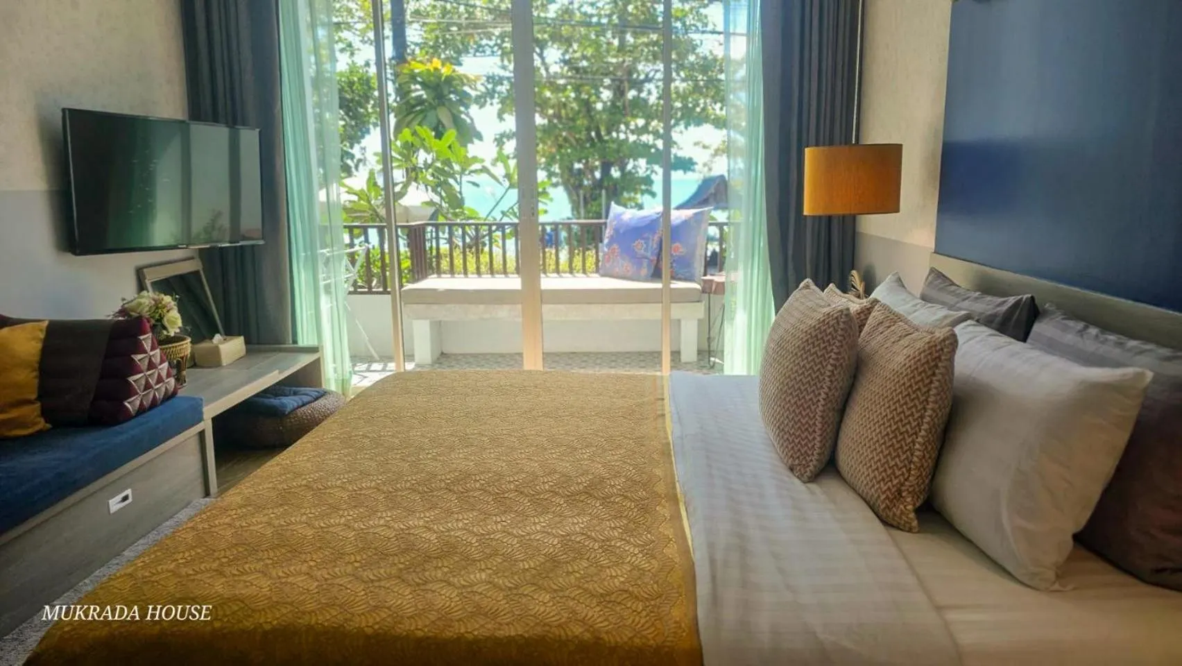 Bed in Mukrada House Boutique Hometel Krabi