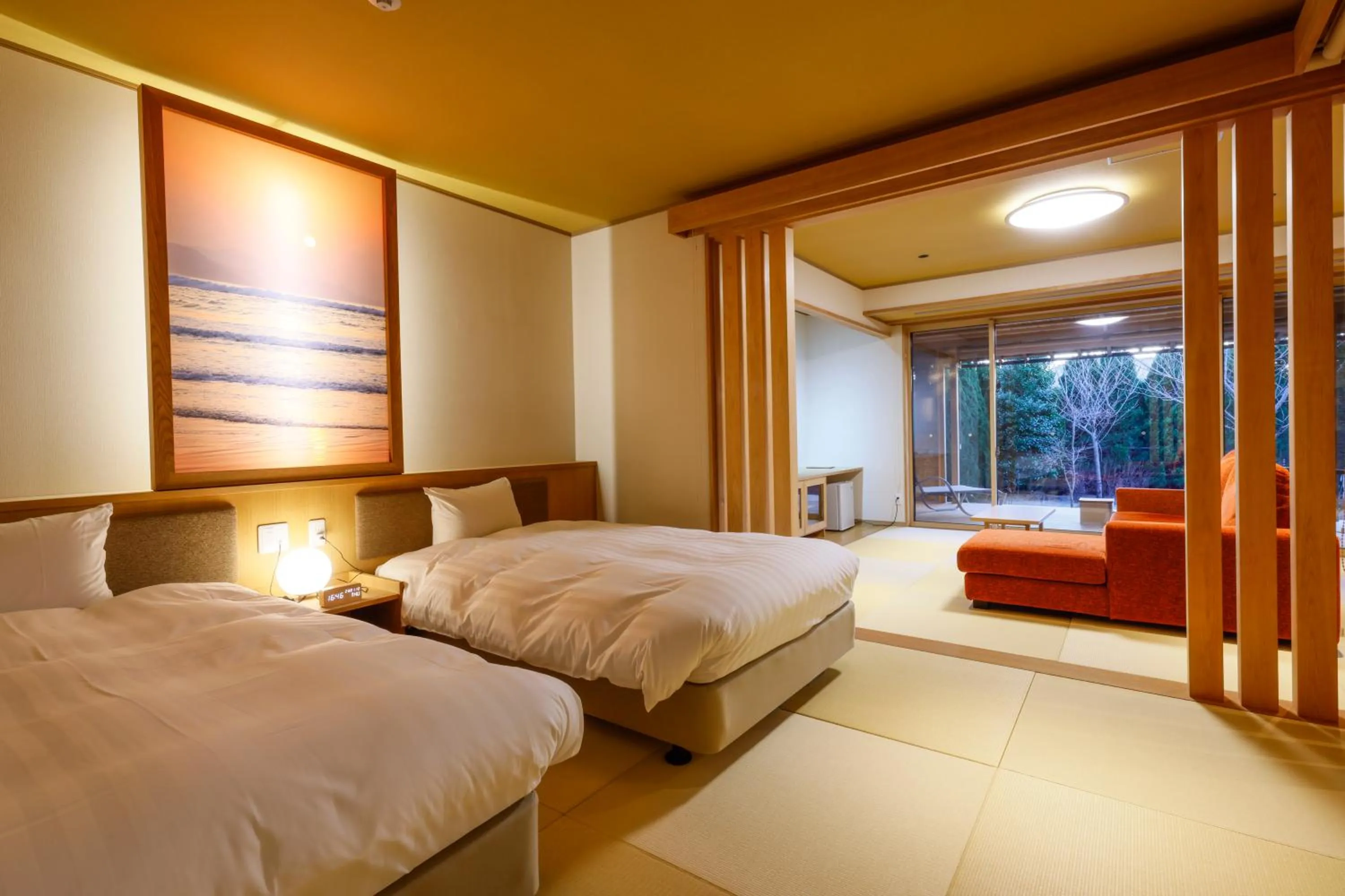 Bed in Kaikatei Hanagozen