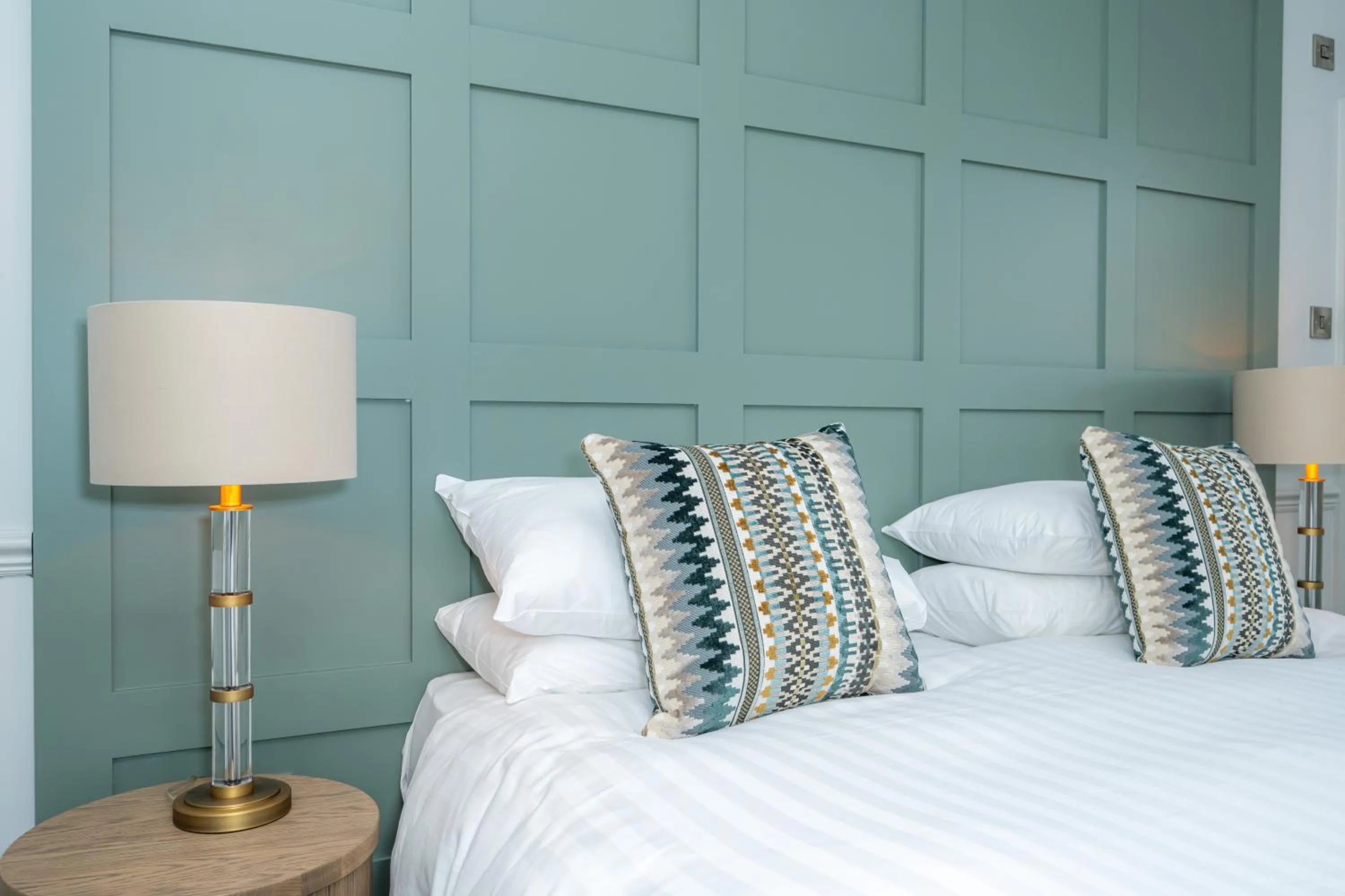 Bed in The Golden Lion Hotel