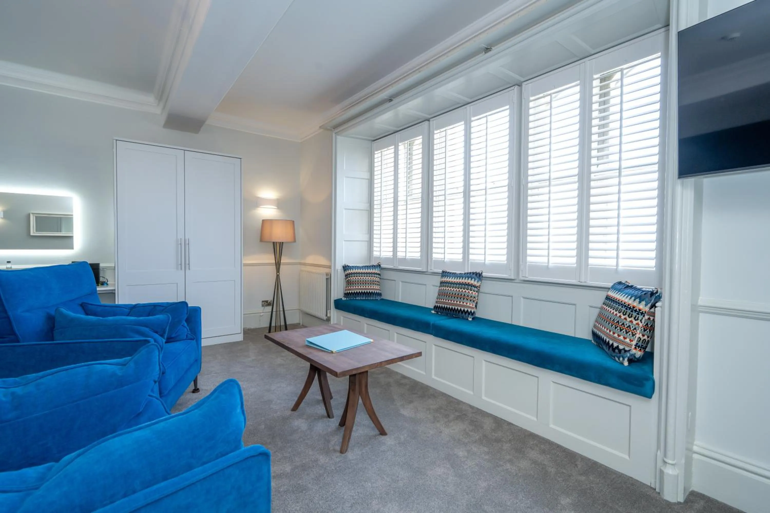 Seating area in The Golden Lion Hotel