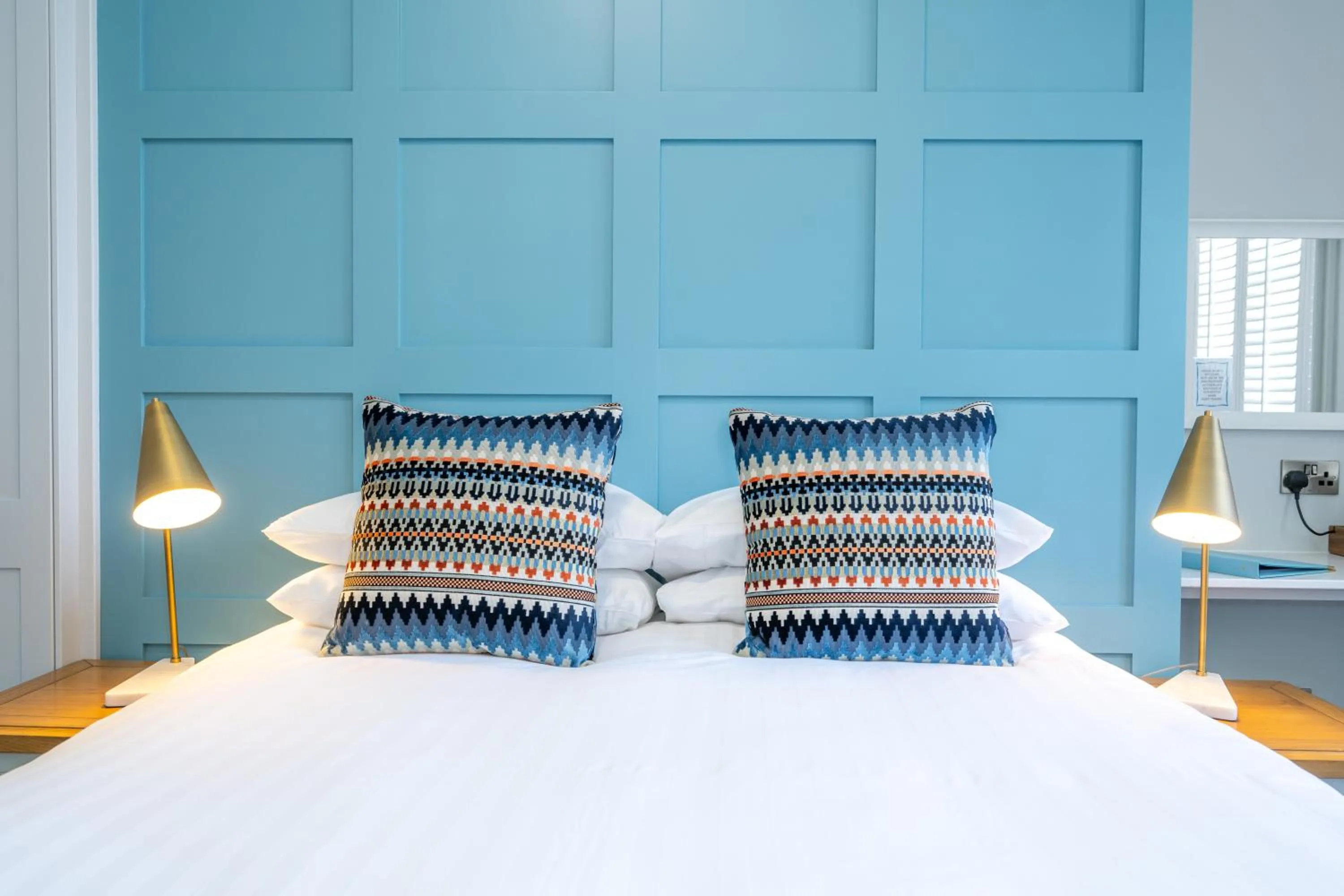 Bed in The Golden Lion Hotel