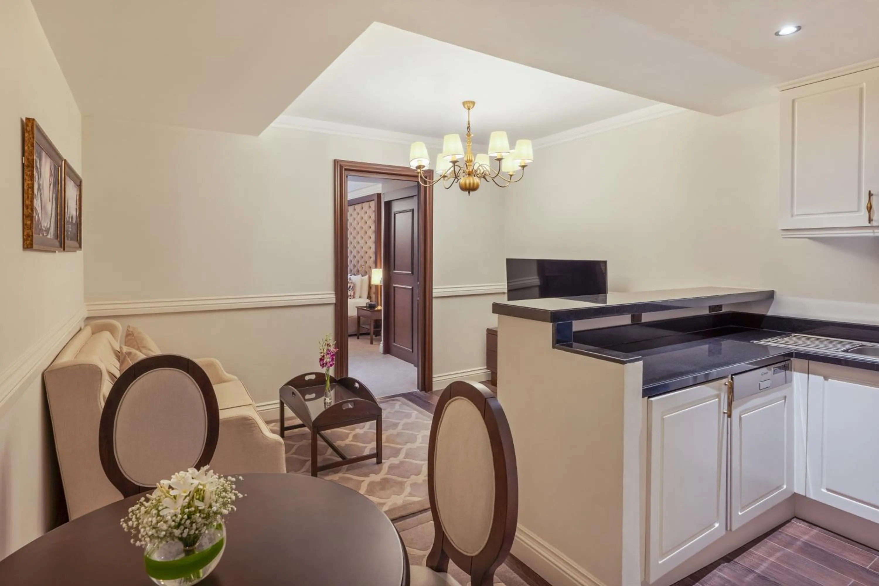 Kitchen or kitchenette in Dukes The Palm Dubai Hotel