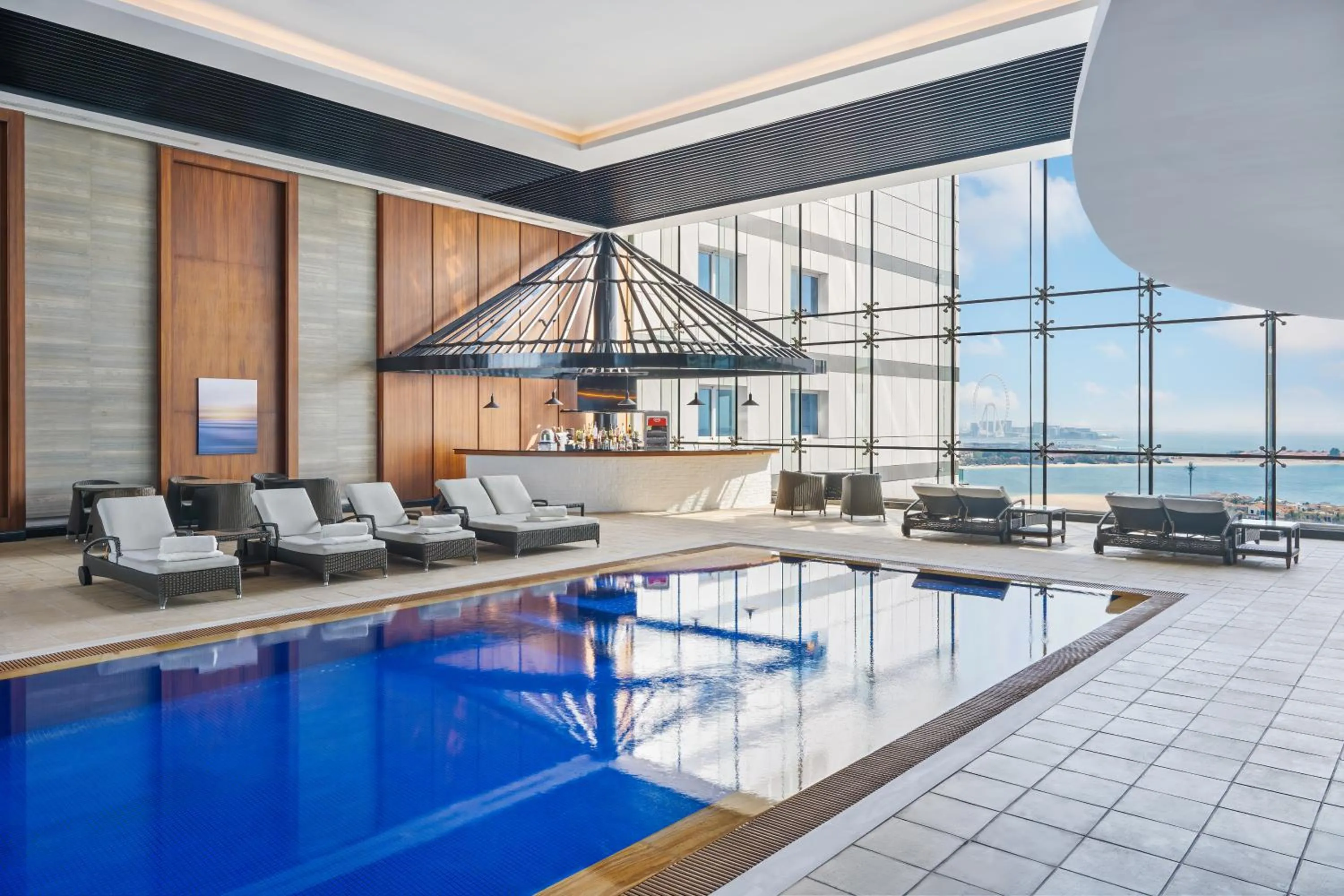 Swimming pool in Dukes The Palm Dubai Hotel