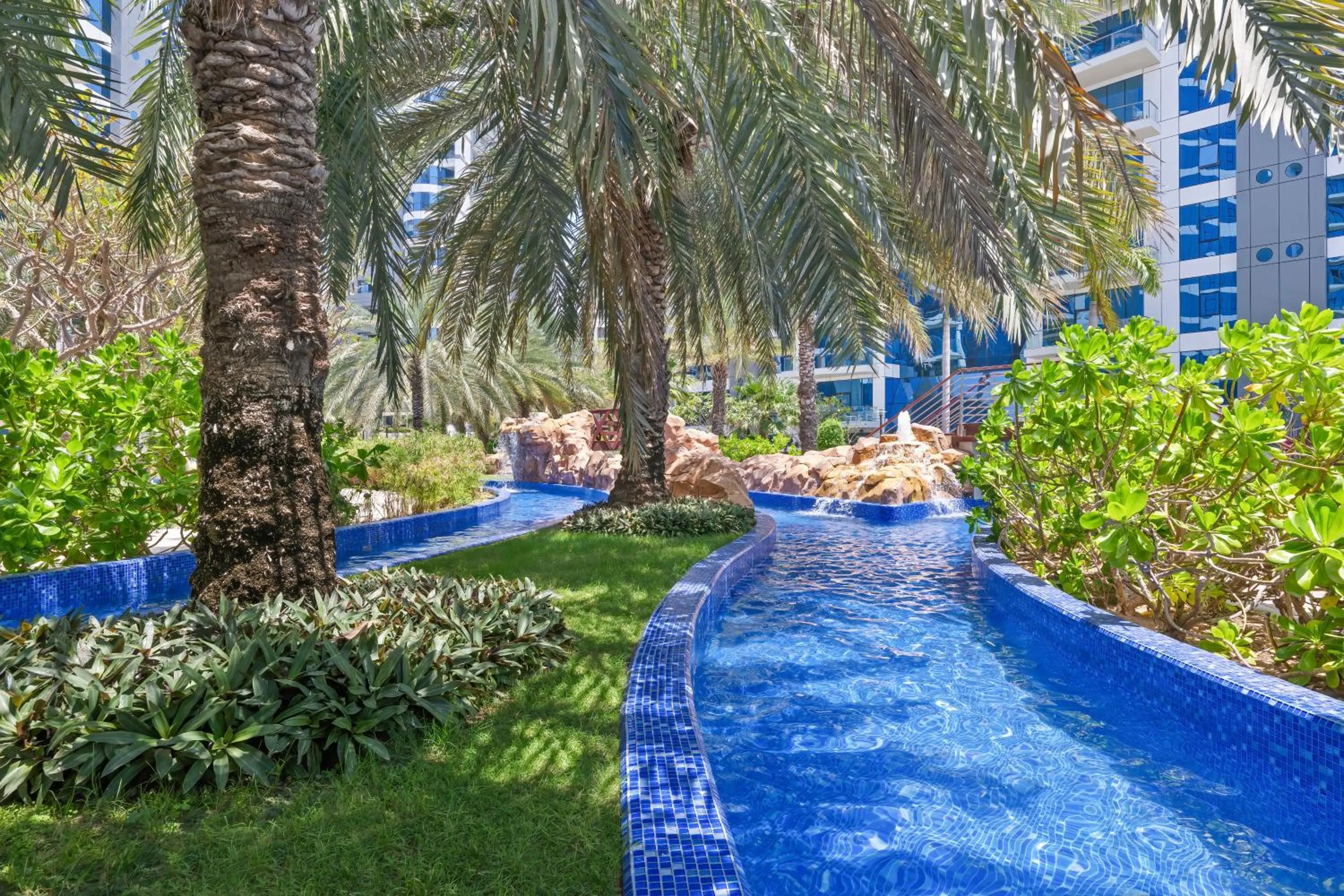 Natural landscape in Dukes The Palm Dubai Hotel