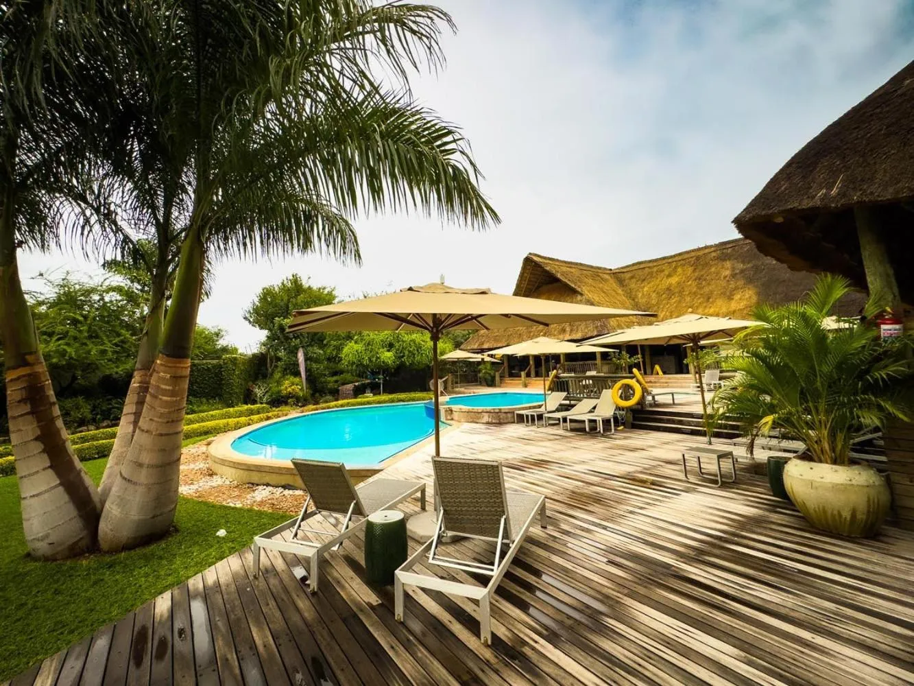 Swimming pool in Shearwater's Explorers Village