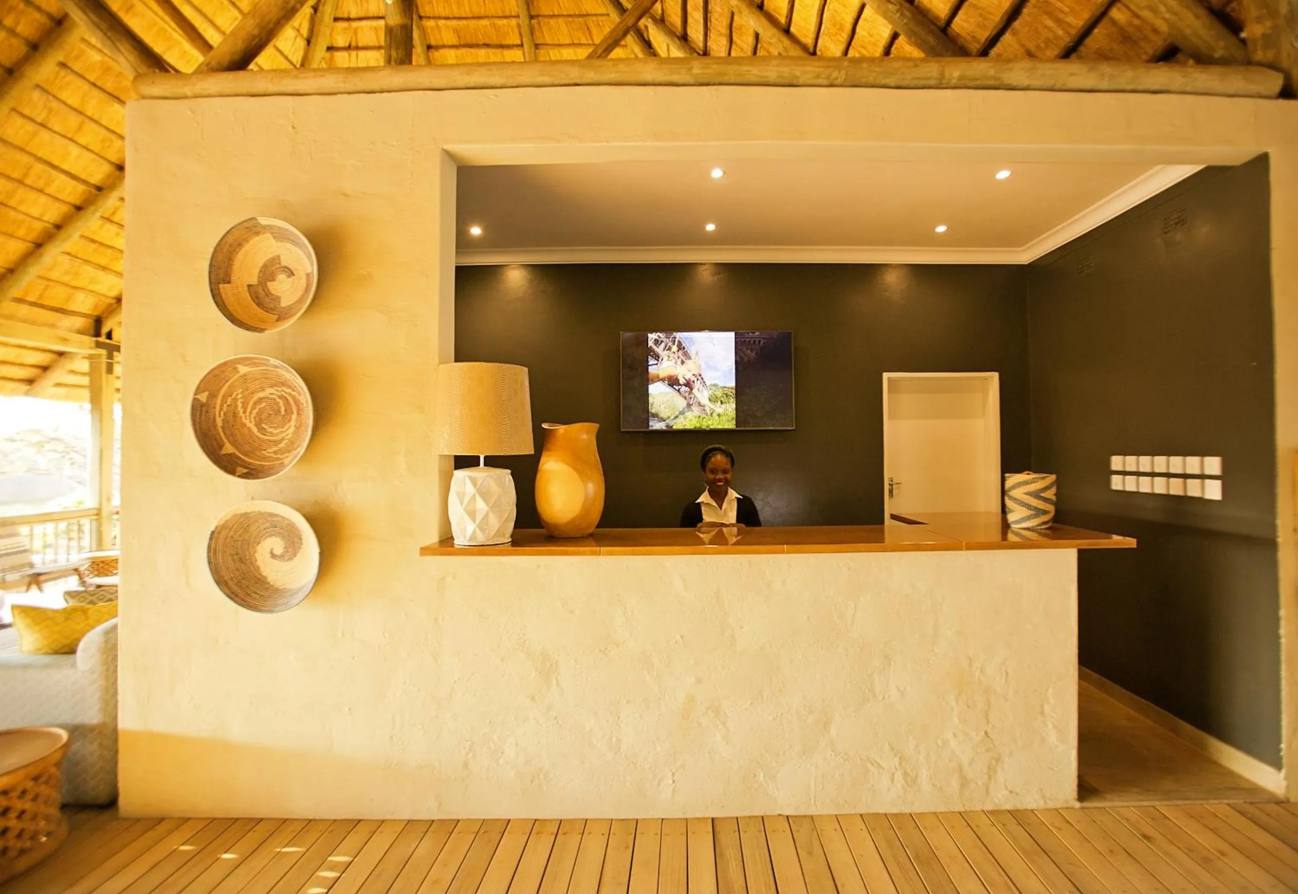 Lobby or reception in Shearwater's Explorers Village