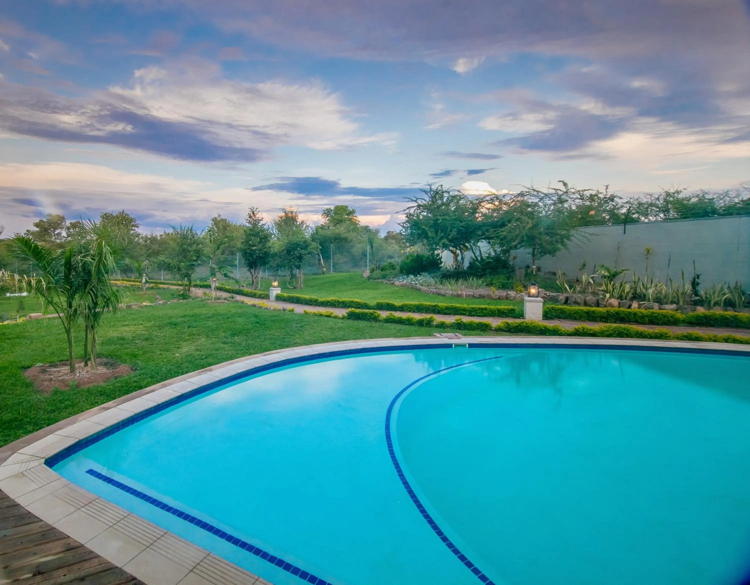 Swimming pool in Shearwater's Explorers Village