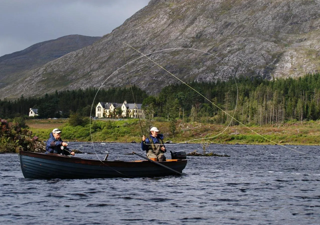 Fishing in Lough Inagh Lodge Hotel
