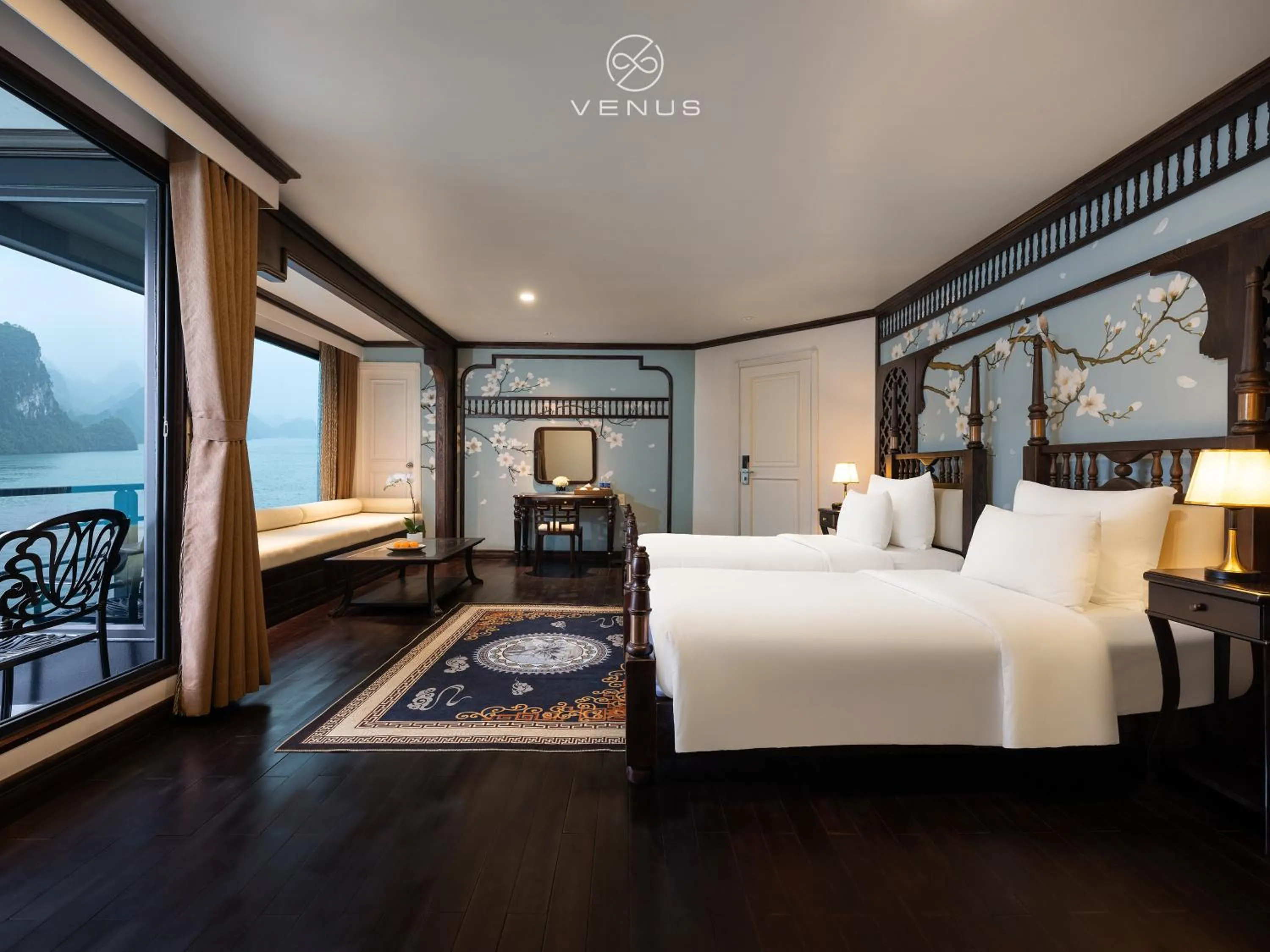 Bed in Era Cruise Halong Bay by Venus Group