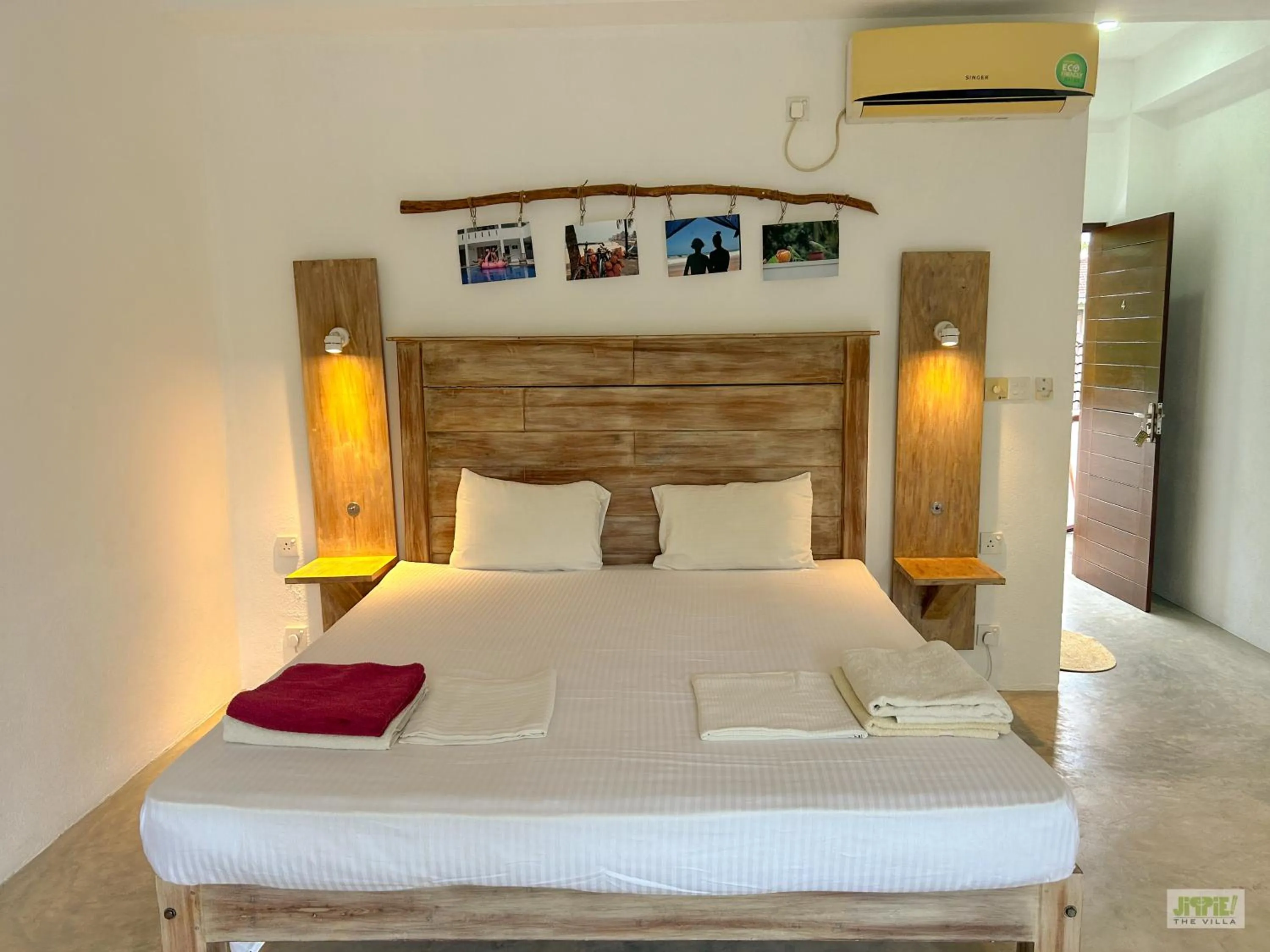 Bed in Jippie The Villa