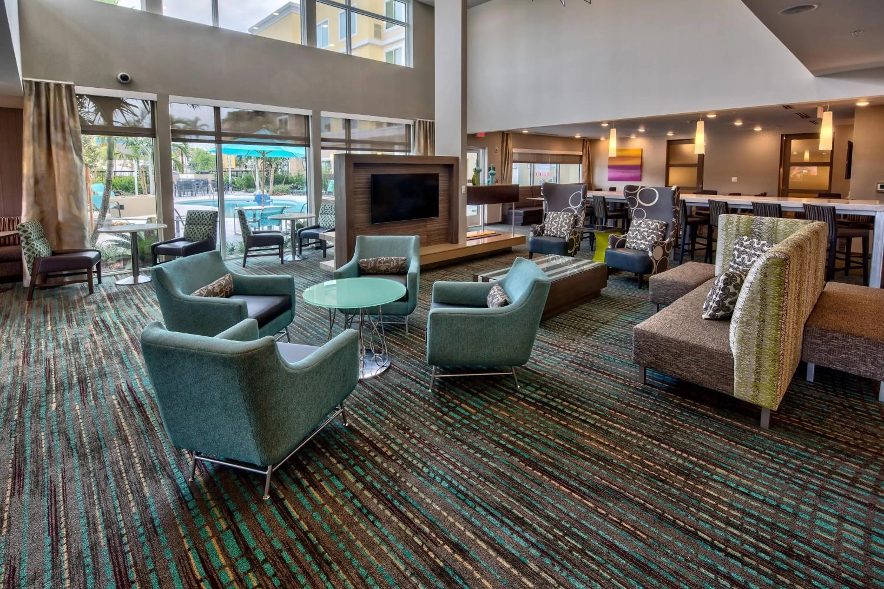 Lobby or reception in Residence Inn Fort Lauderdale Pompano Beach Central