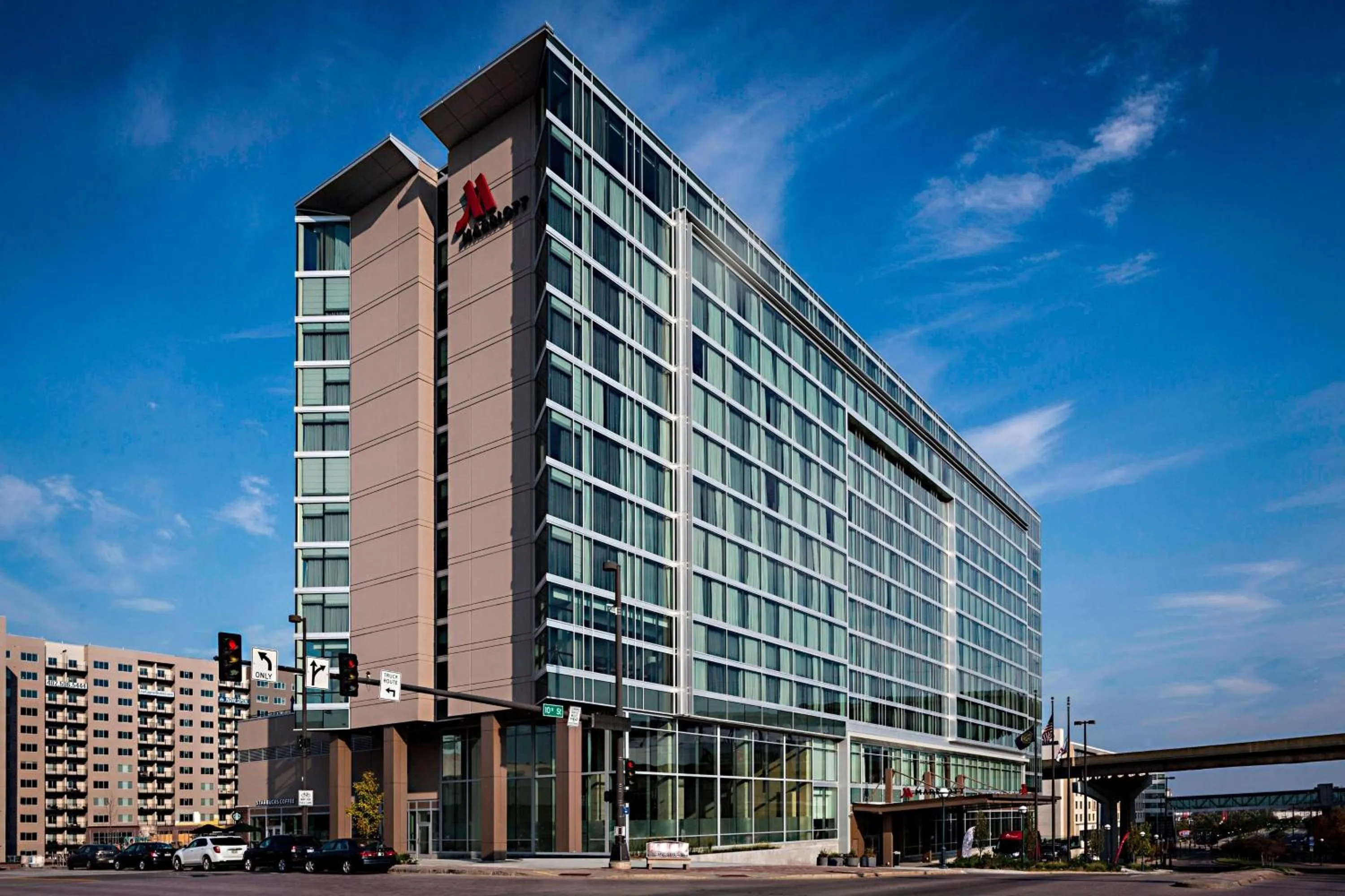 Property building in Omaha Marriott Downtown at the Capitol District
