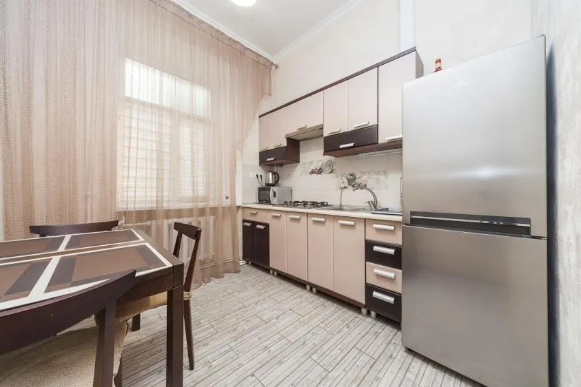 Kitchen or kitchenette in center, Apartment on Deribasovskaya 10