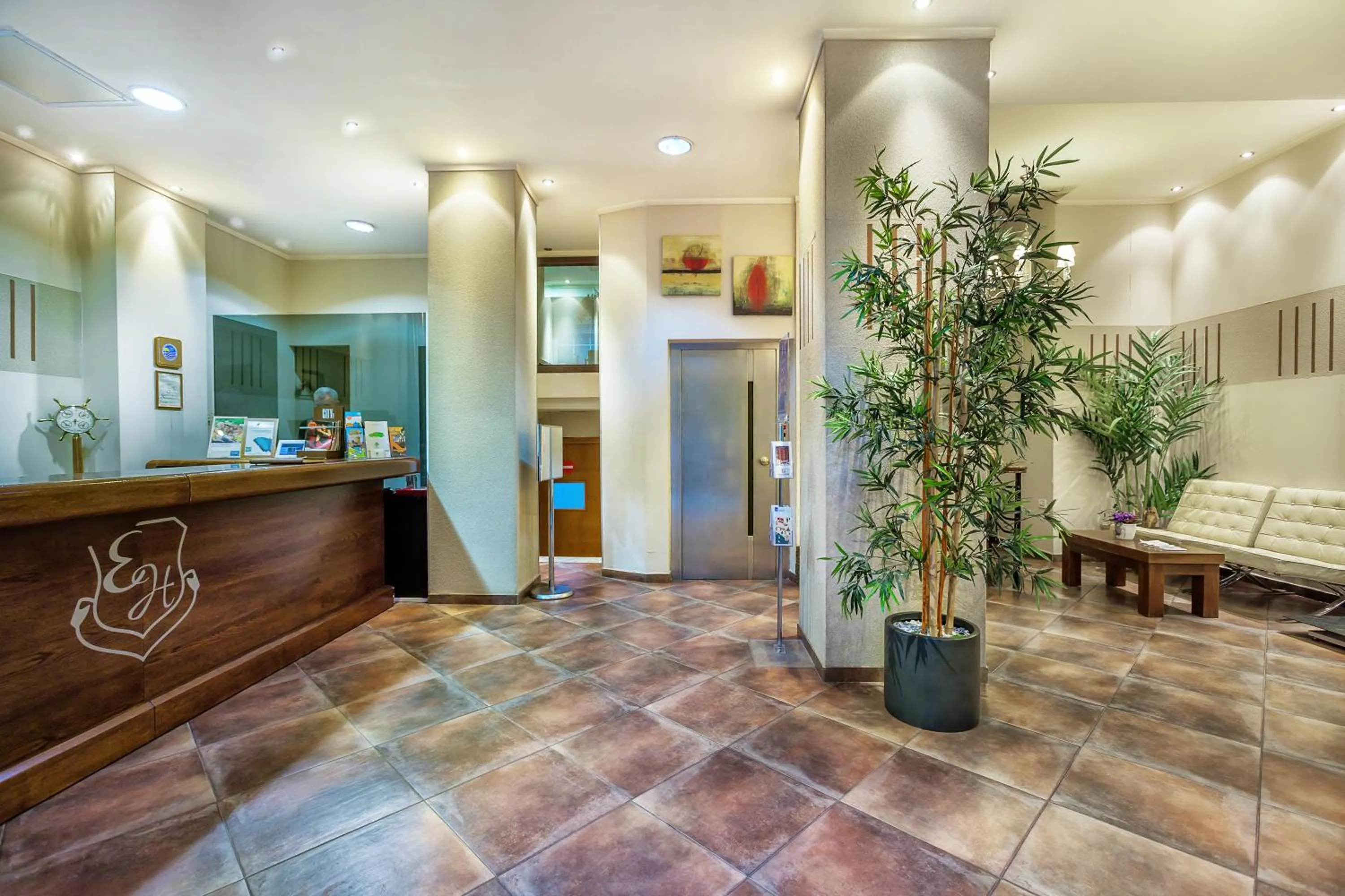 Lobby or reception in Egnatia Hotel