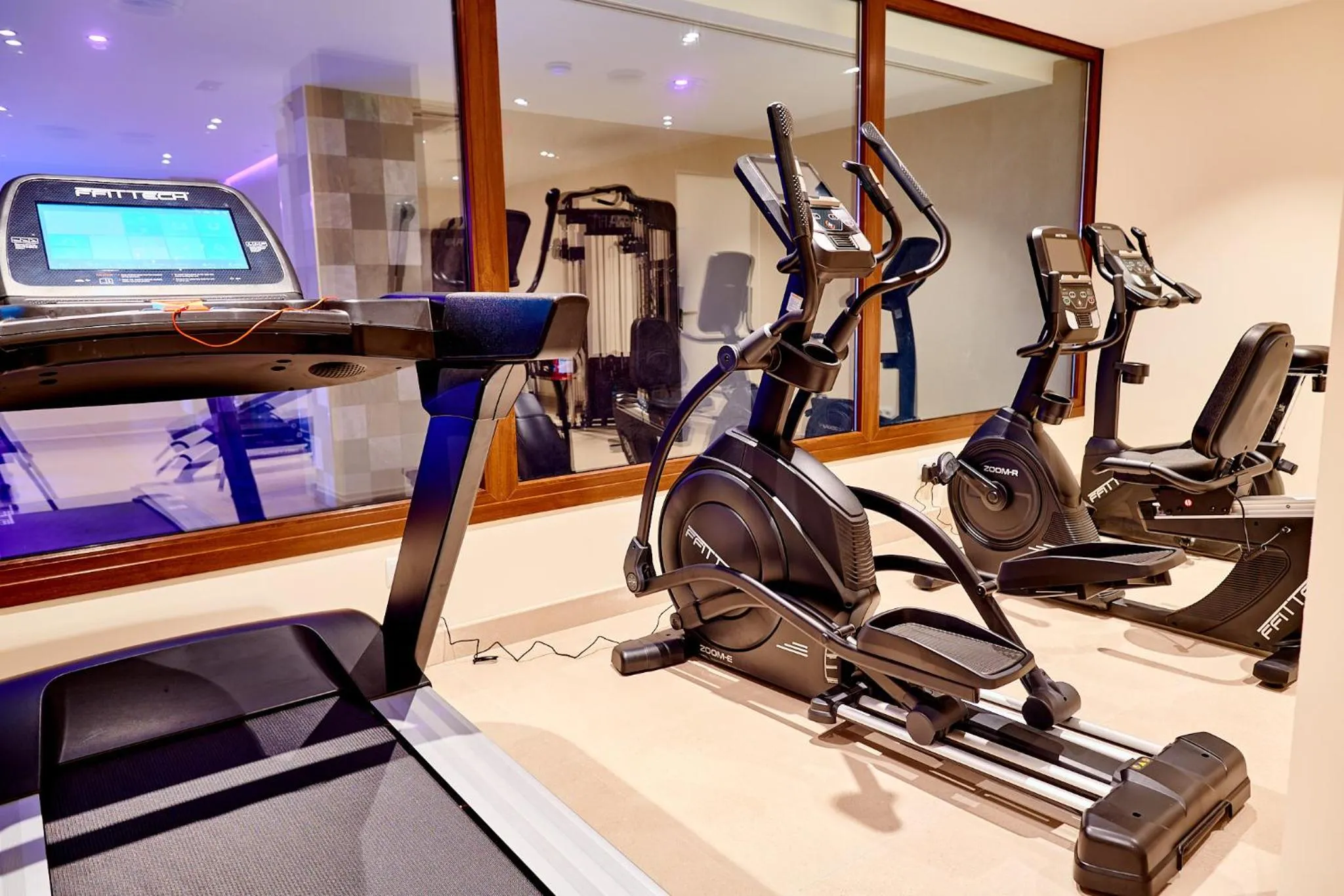 Fitness centre/facilities in Apartamentos Ponent