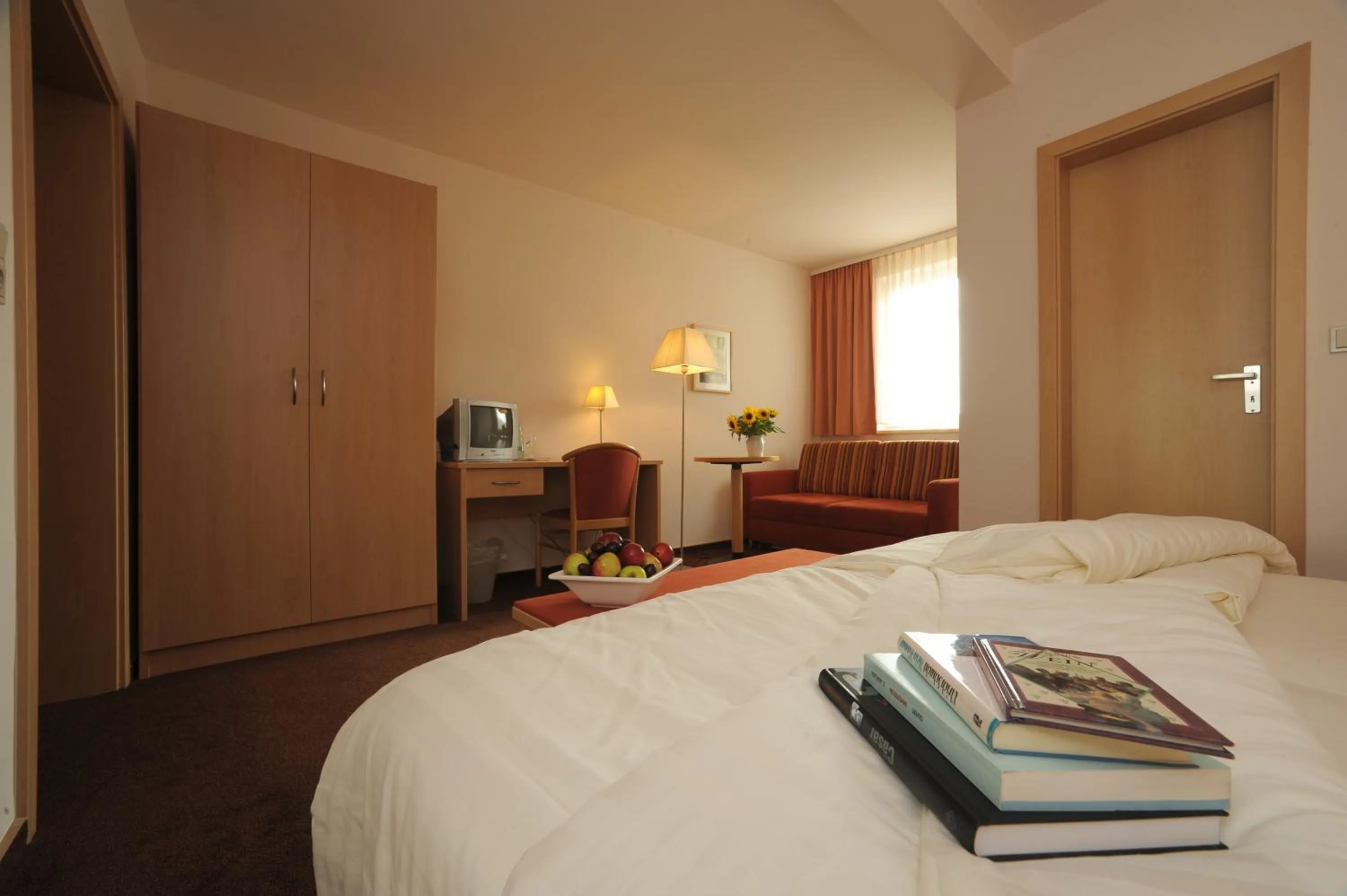 Photo of the whole room, Bed in Lübsche Thorweide