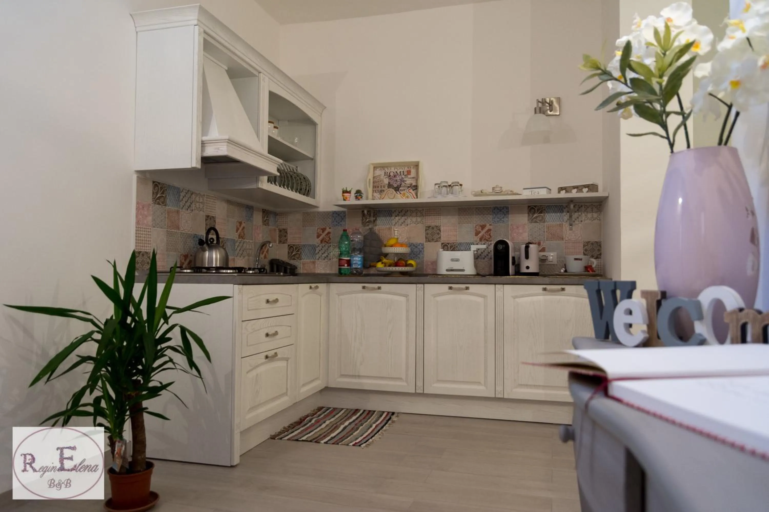 Communal kitchen in ReginElena B&B