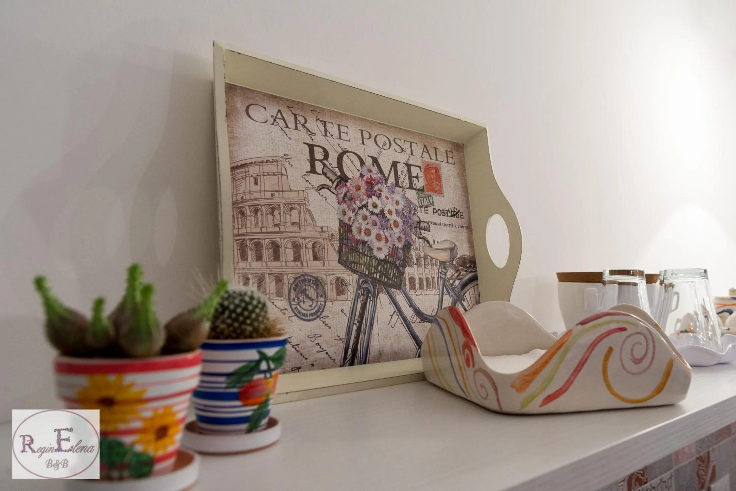 Decorative detail in ReginElena B&B