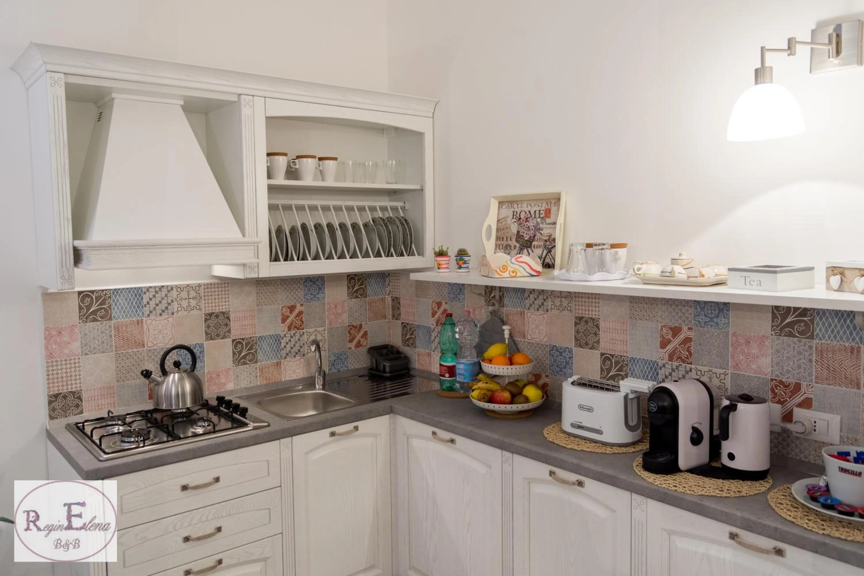 Communal kitchen in ReginElena B&B