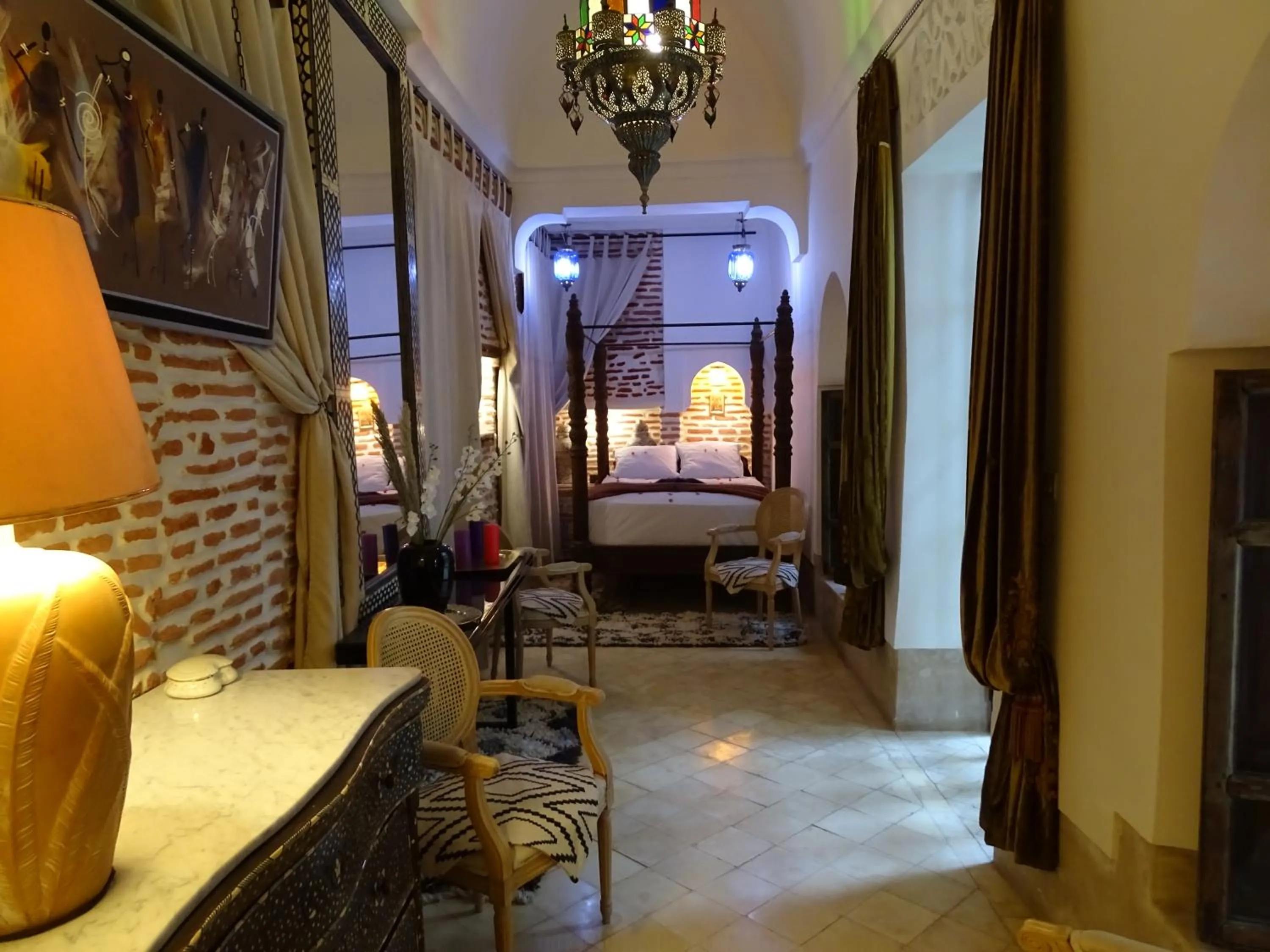 Bedroom, Bed in Riad Dar Oulhoum