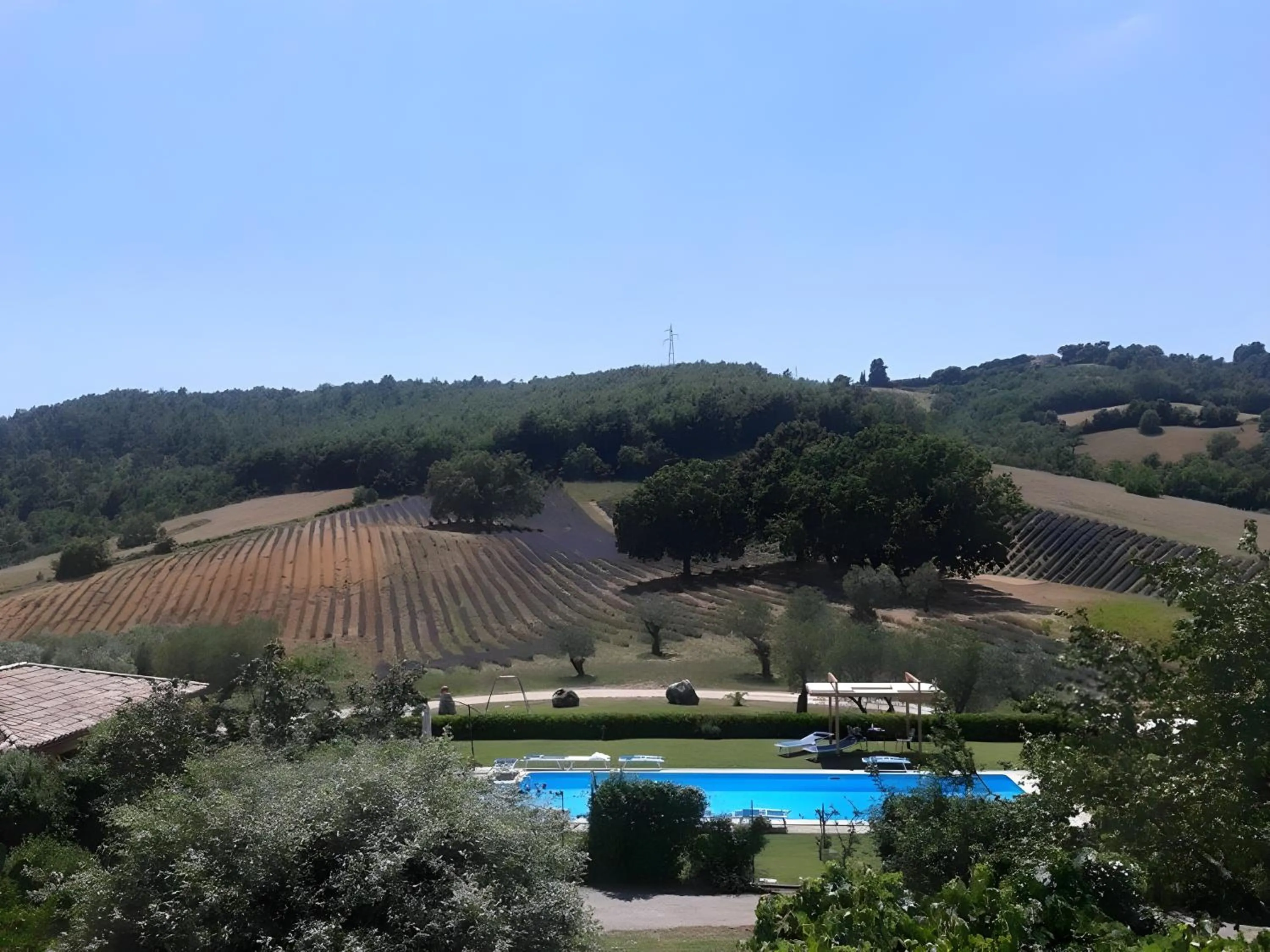Garden view in Il Poggio di Teo
