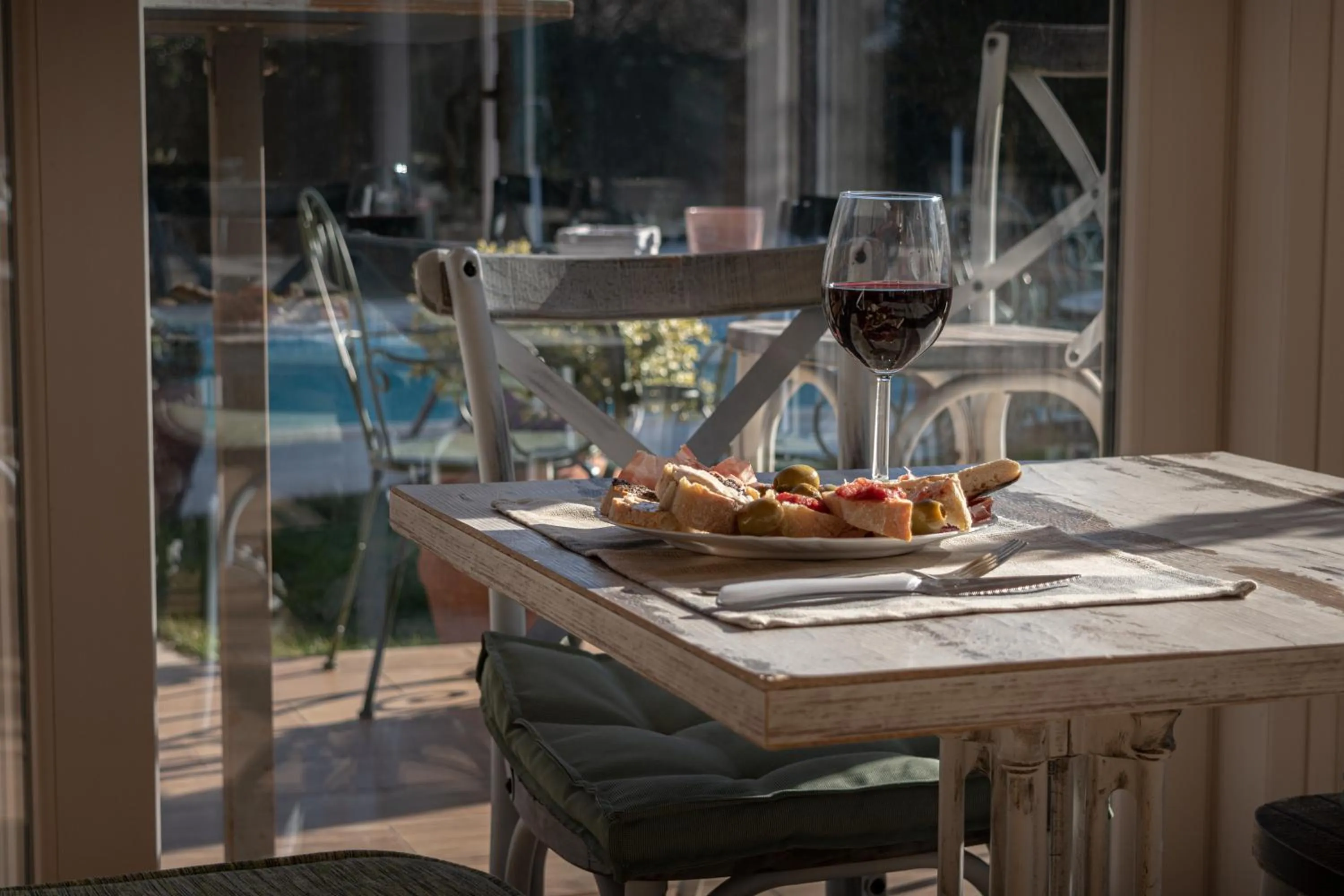 Food and drinks in Il Giardino degli Angeli