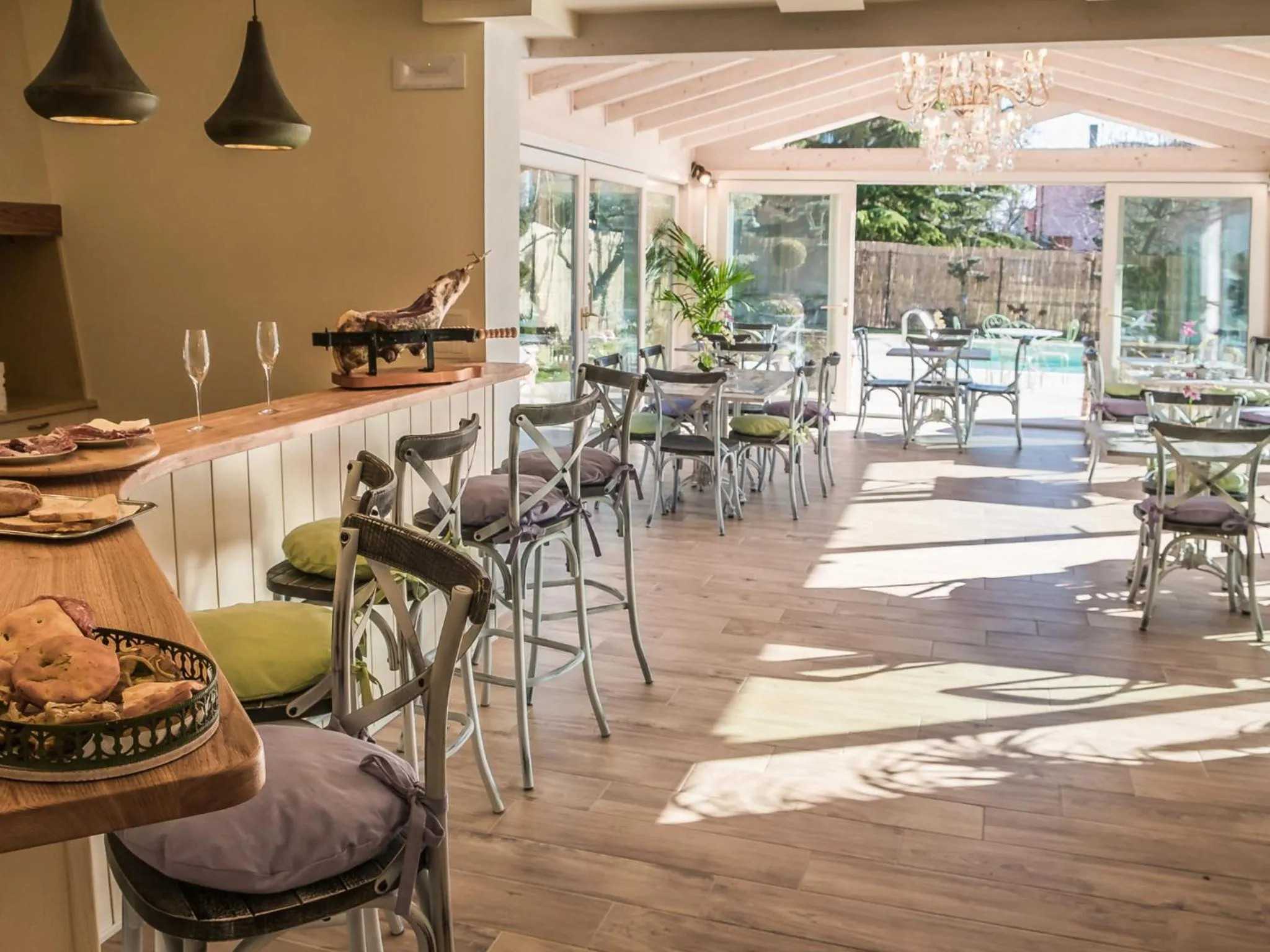 Communal lounge/ TV room in Il Giardino degli Angeli