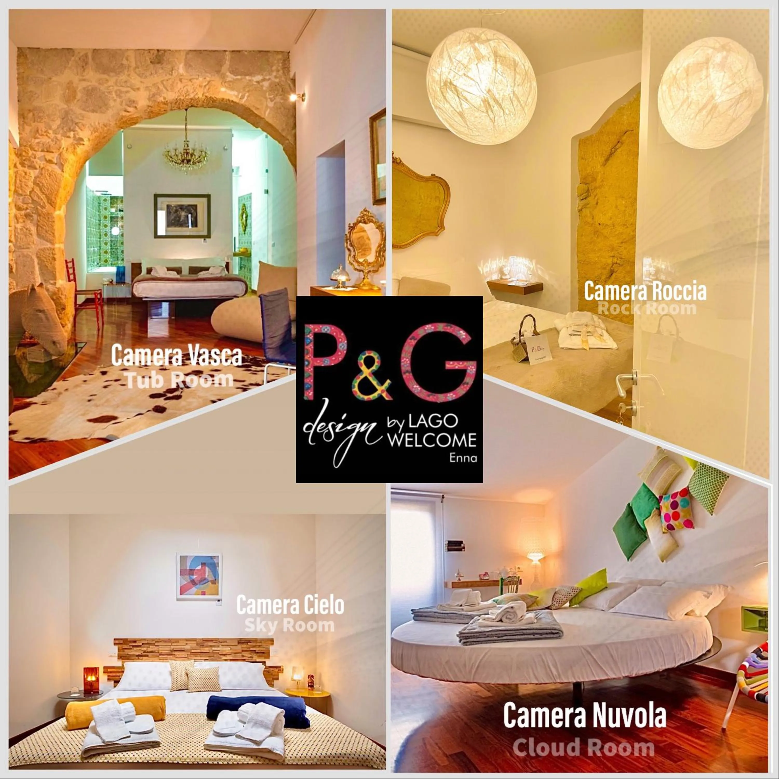 Bed in P&G design by Lago Welcome Enna