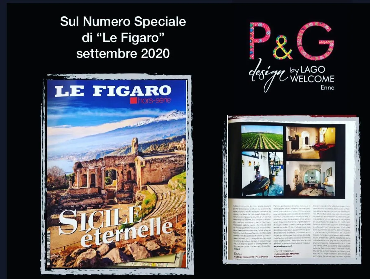 Certificate/Award in P&G design by Lago Welcome Enna