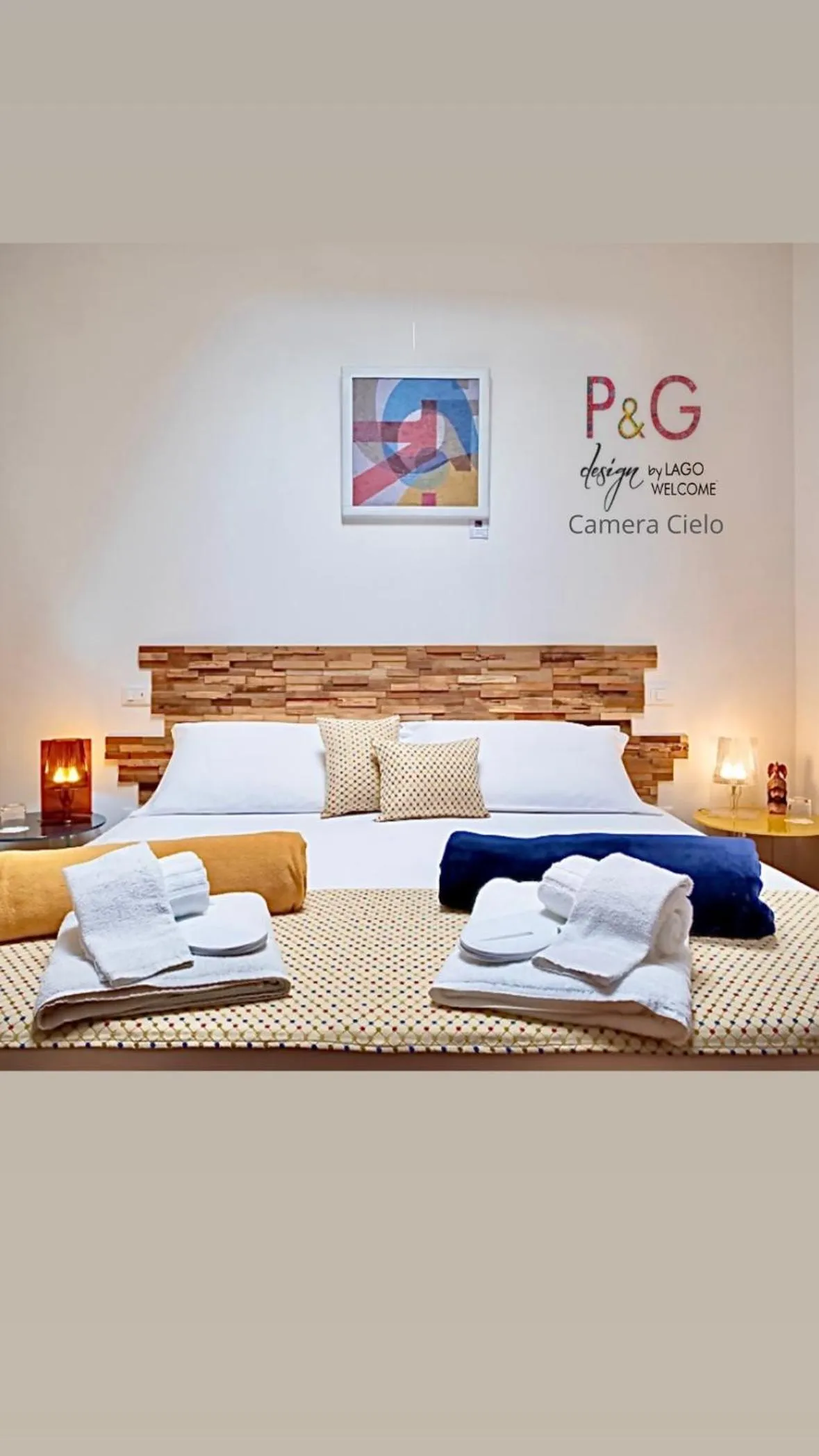 Bed in P&G design by Lago Welcome Enna
