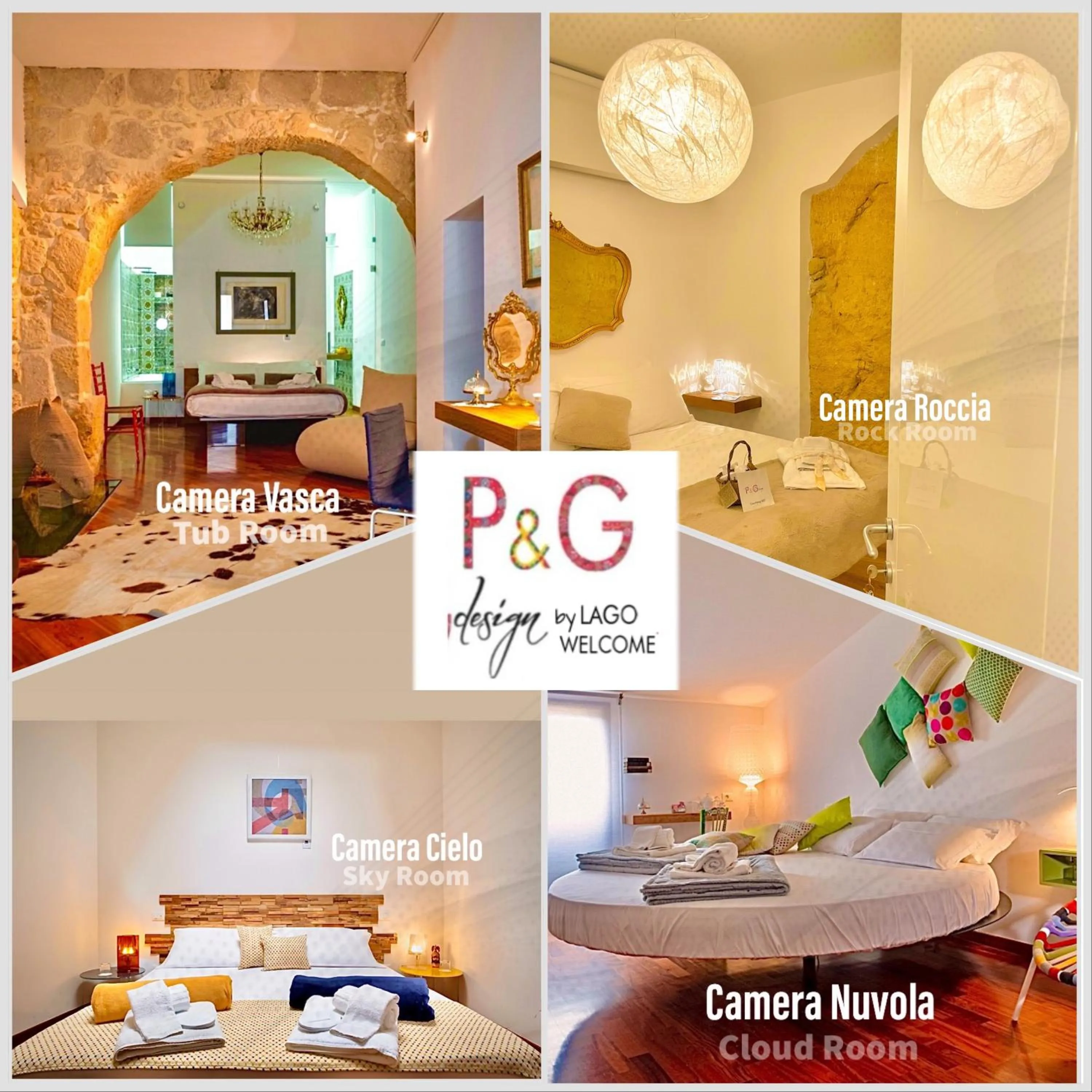 Bed in P&G design by Lago Welcome Enna