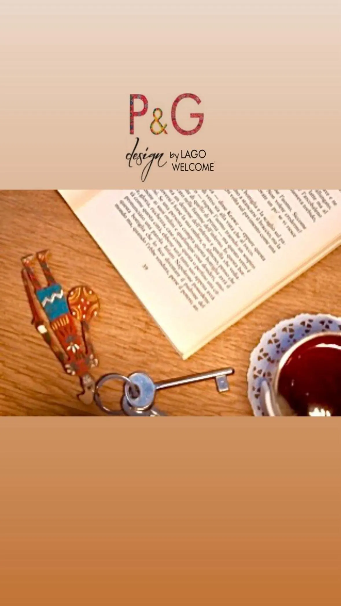 Decorative detail in P&G design by Lago Welcome Enna