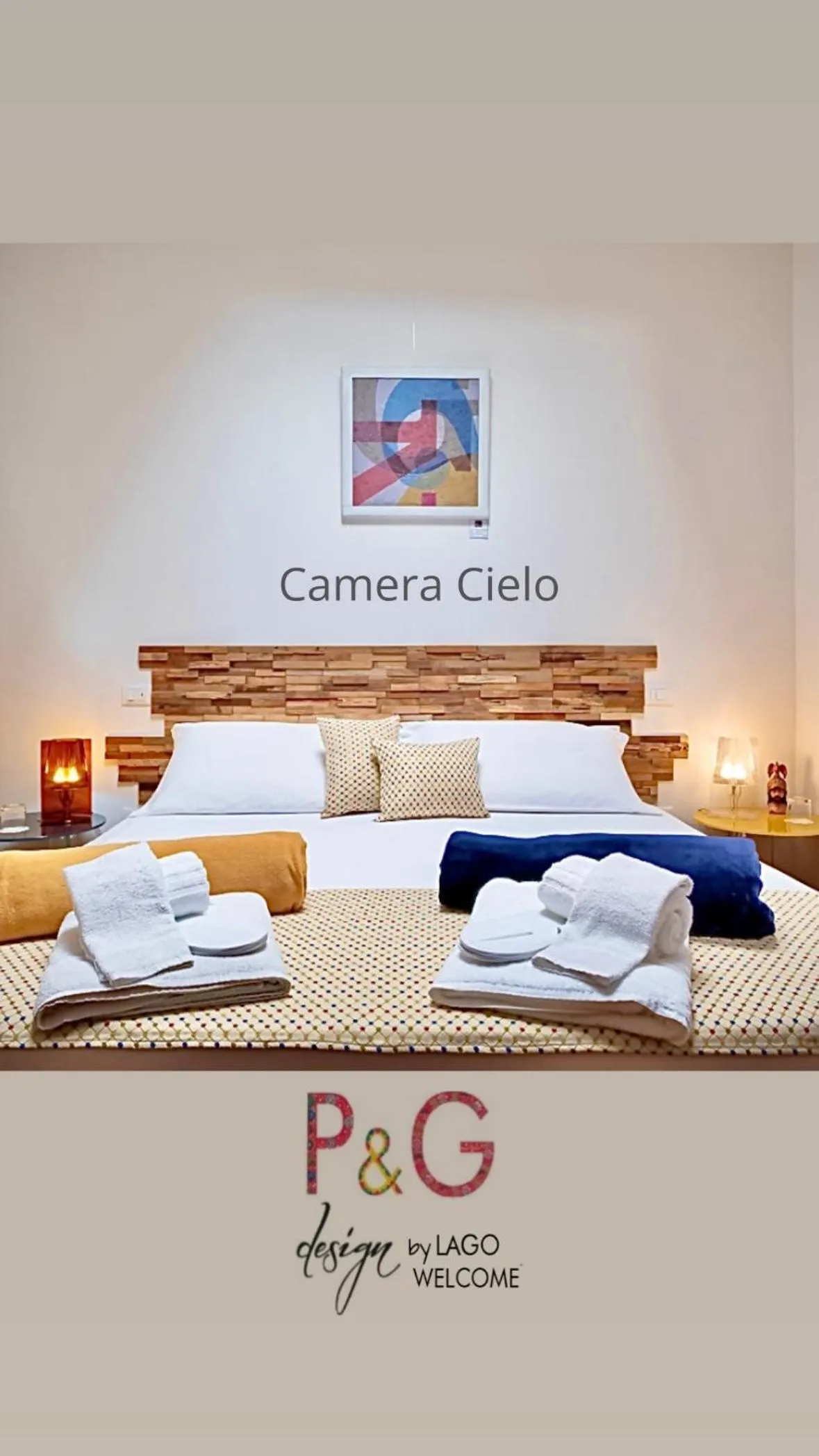 Bed in P&G design by Lago Welcome Enna