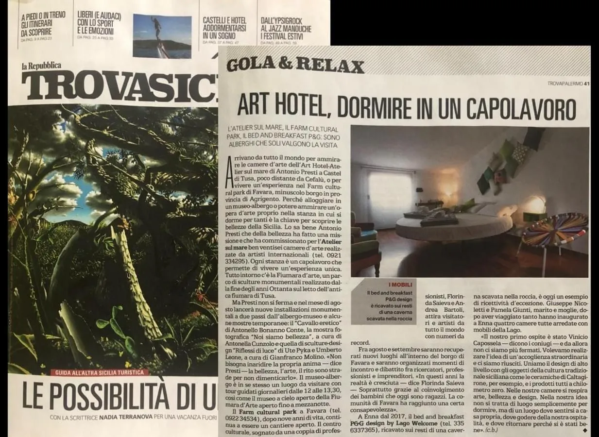 Certificate/Award in P&G design by Lago Welcome Enna