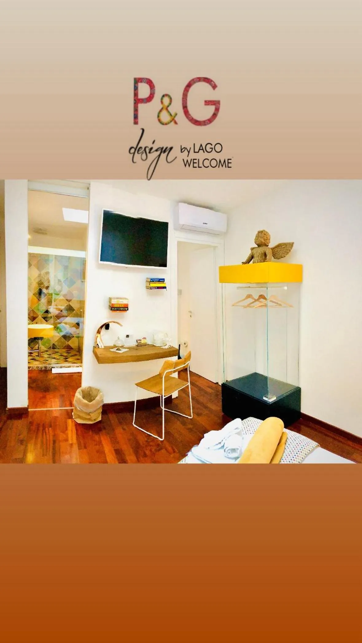 TV and multimedia, Bed in P&G design by Lago Welcome Enna