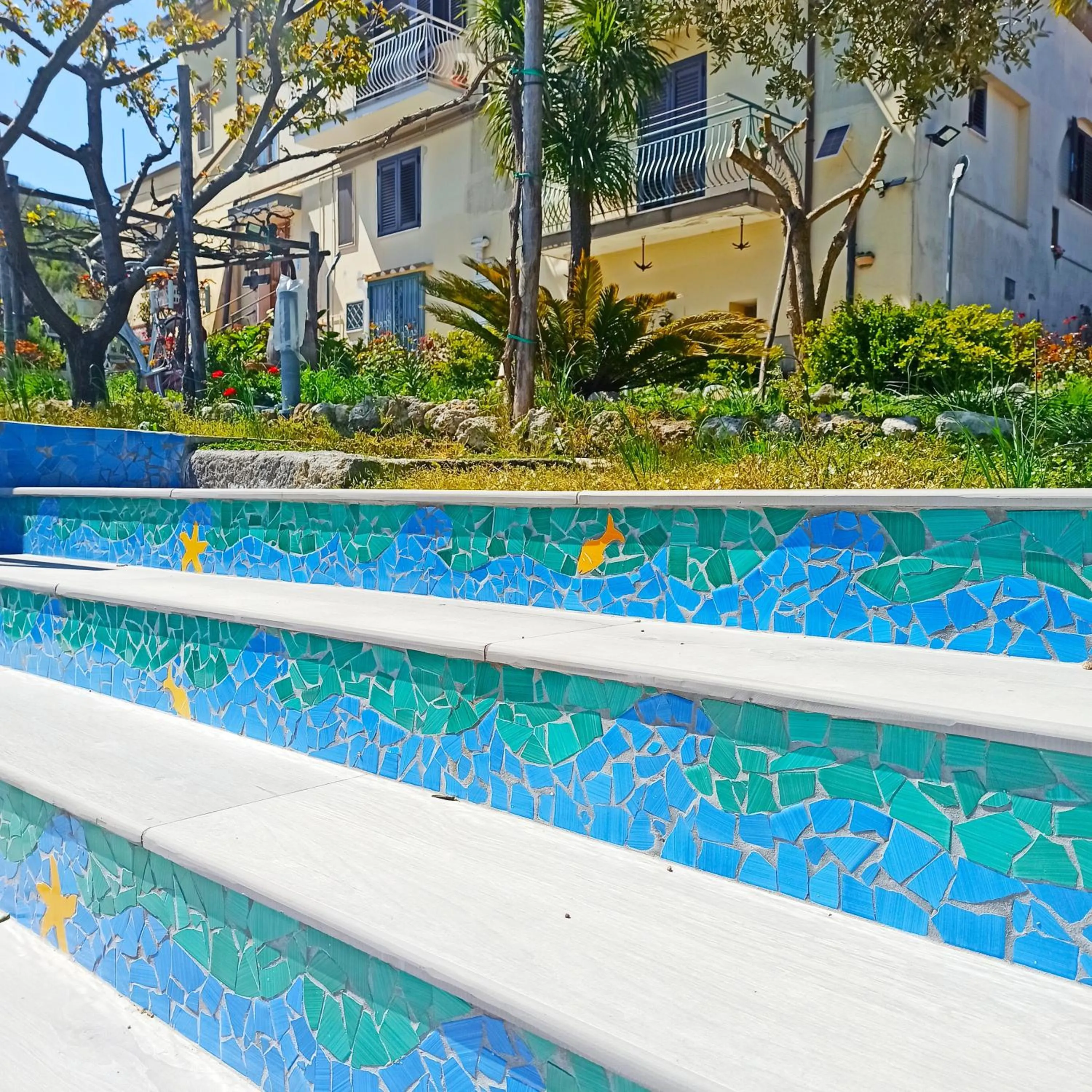 Patio in La Roccia Incantata Amalfi Coast