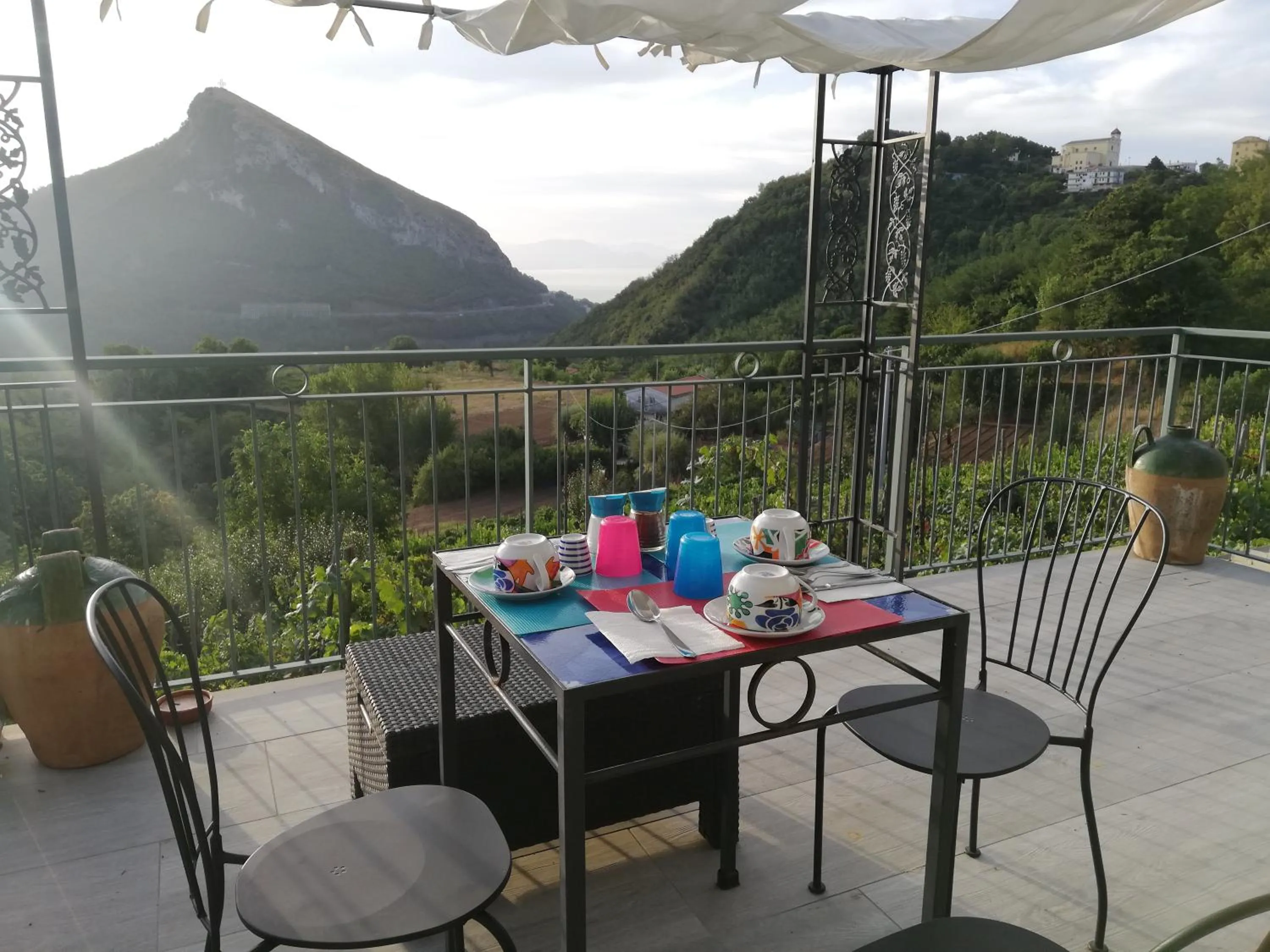 Patio in La Roccia Incantata Amalfi Coast