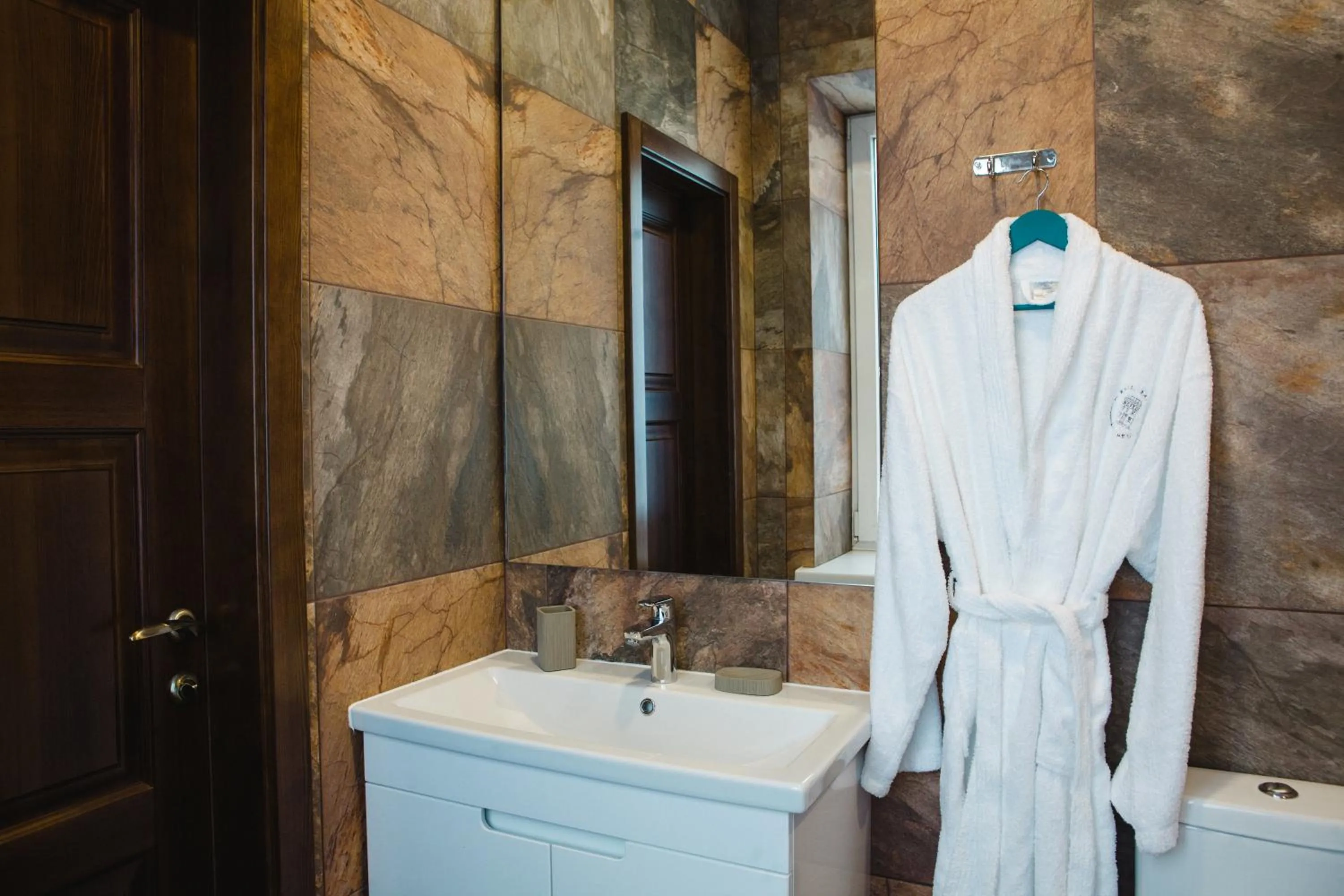 Bathroom in Live.Here.Hotel